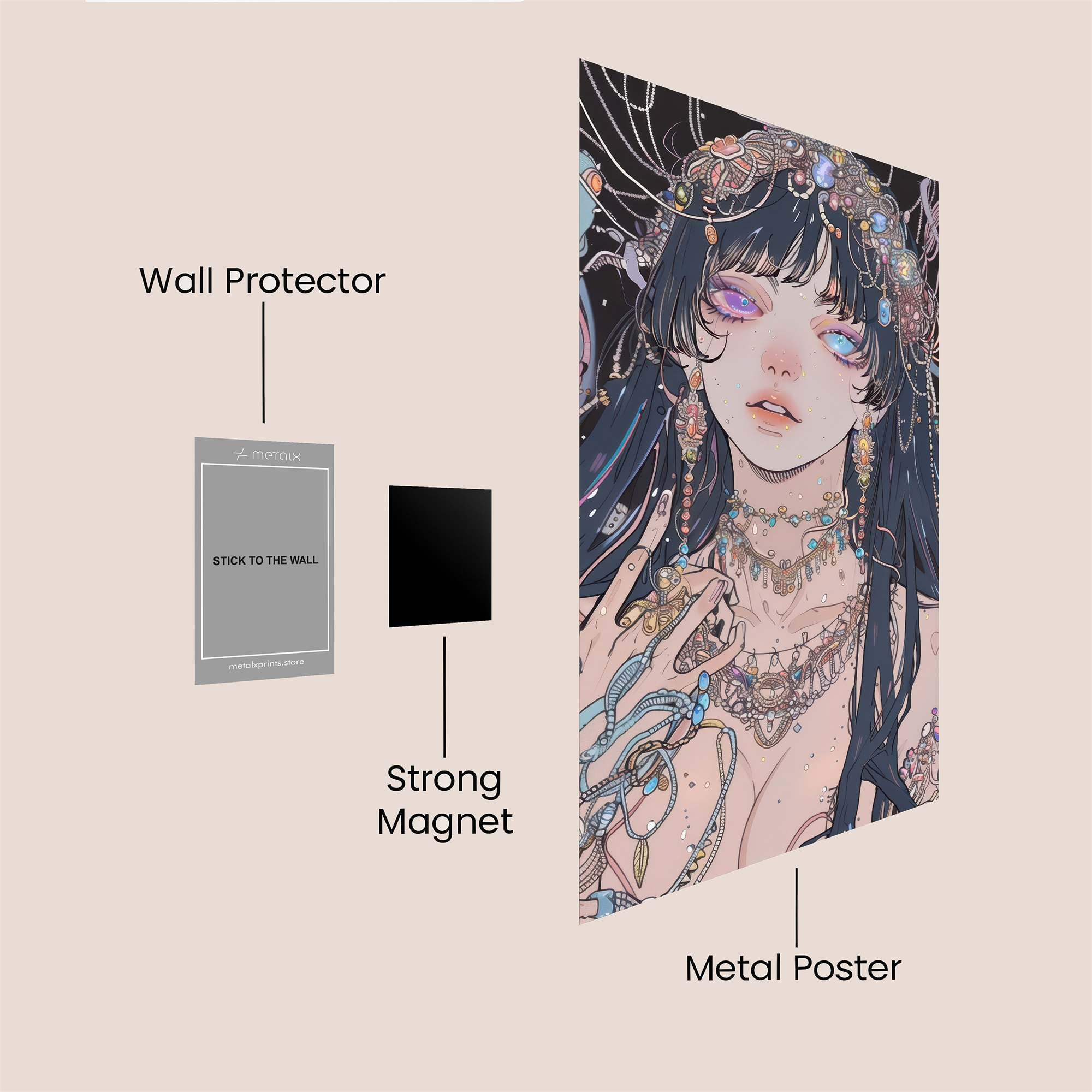 Siren Enchantment Safe Wall Magnetic / M