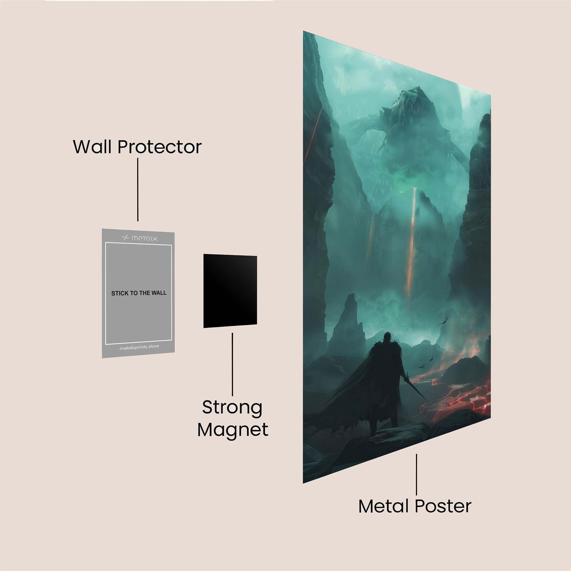 Behemoth Dread Safe Wall Magnetic / M