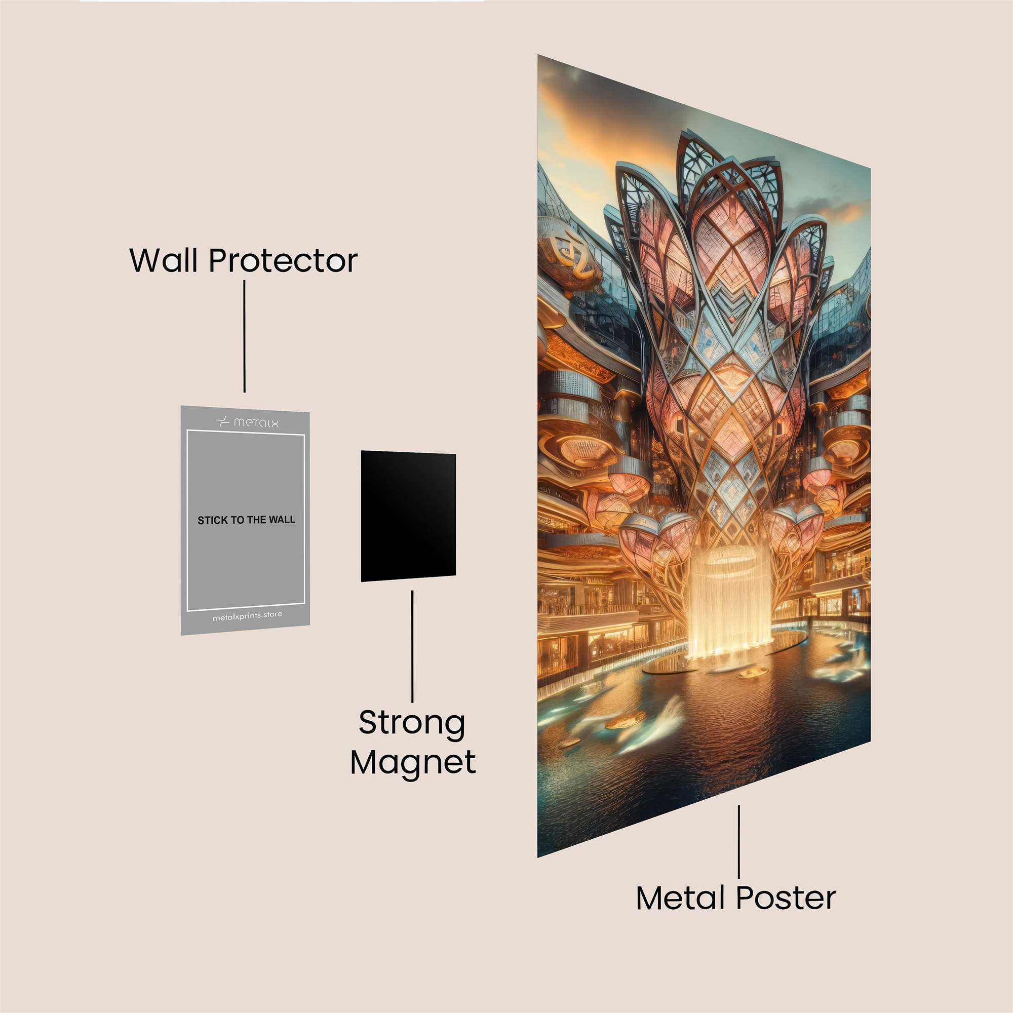 LotusDream Safe Wall Magnetic / M