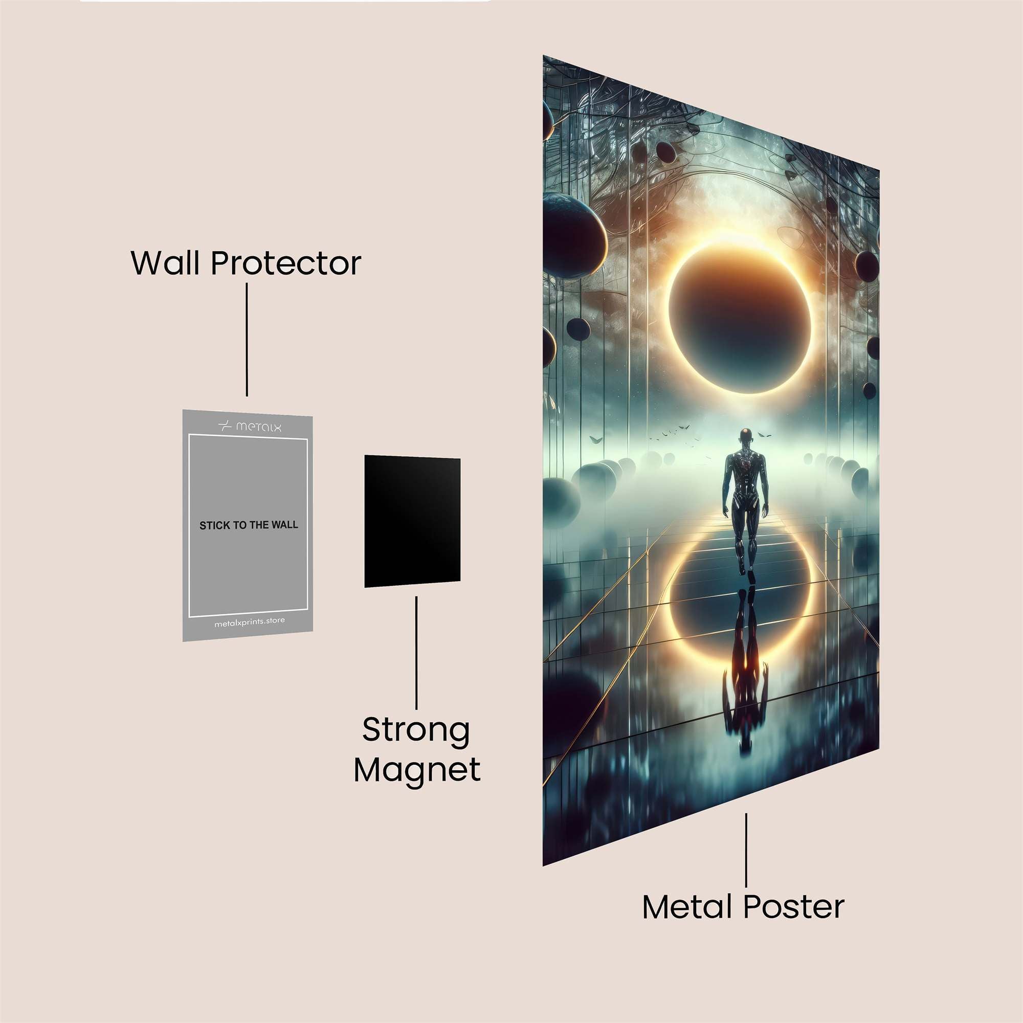 Eclipse Serenity Safe Wall Magnetic / M