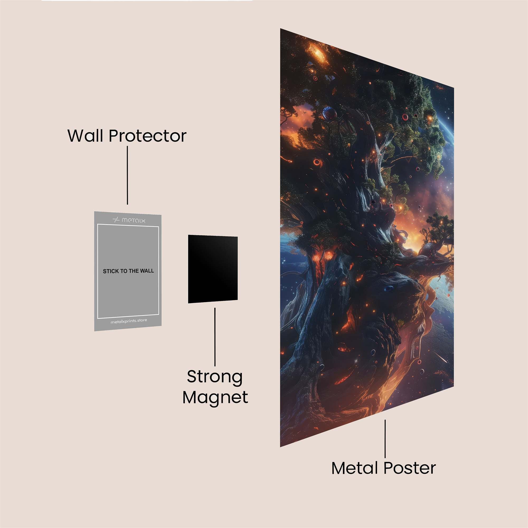 Yggdrasil Dream Safe Wall Magnetic / M