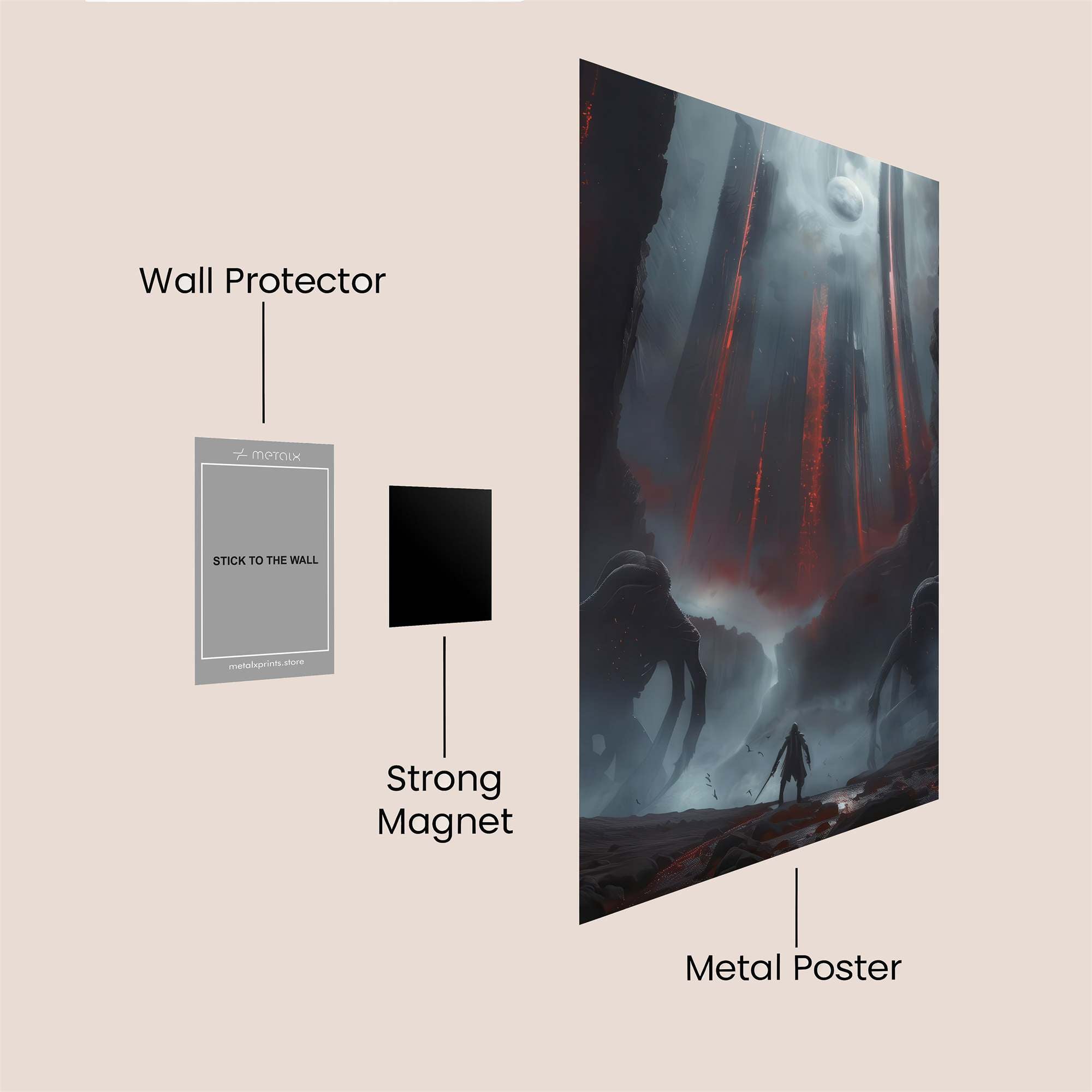 Chasm Dread Safe Wall Magnetic / M