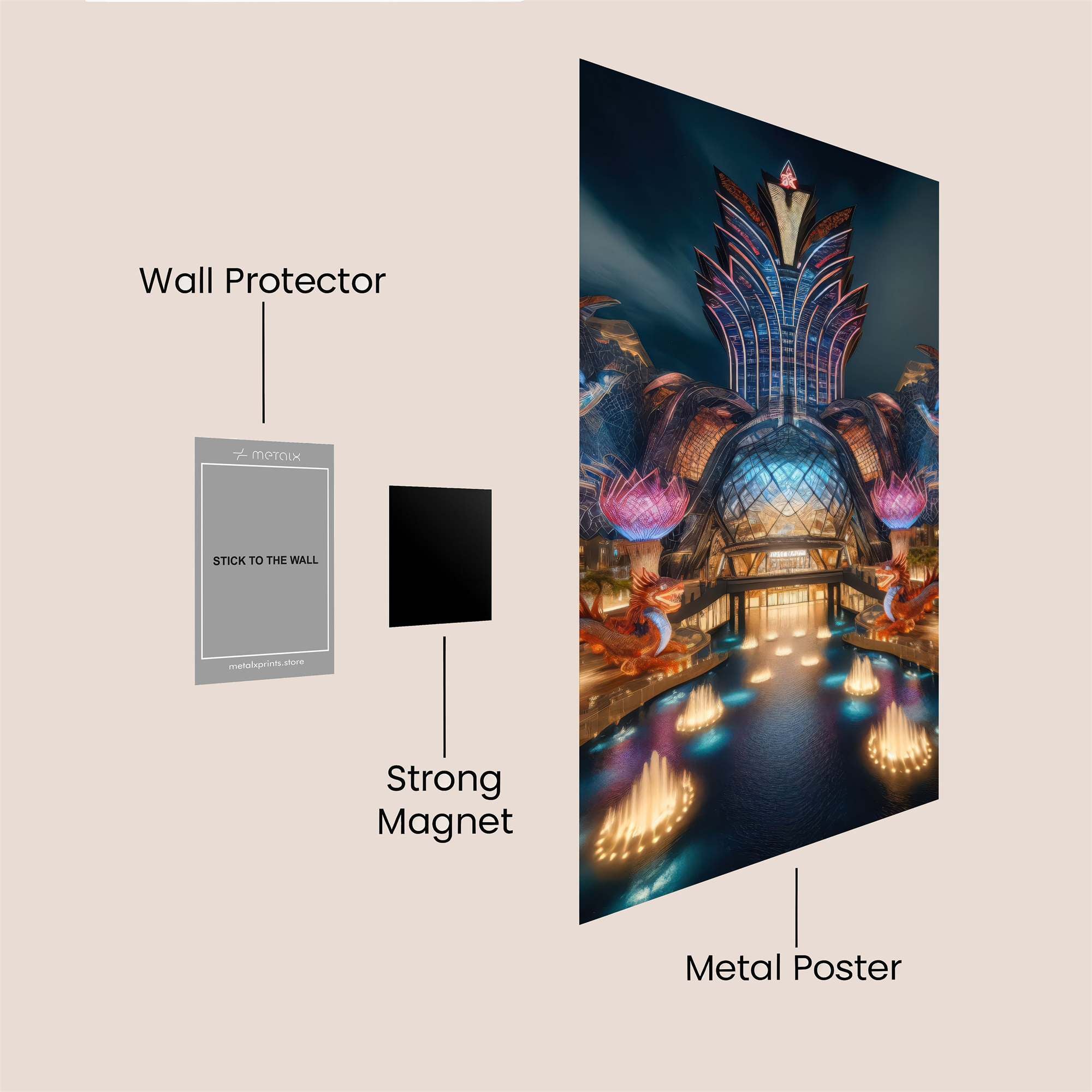 Morpheus Enchanting Safe Wall Magnetic / M