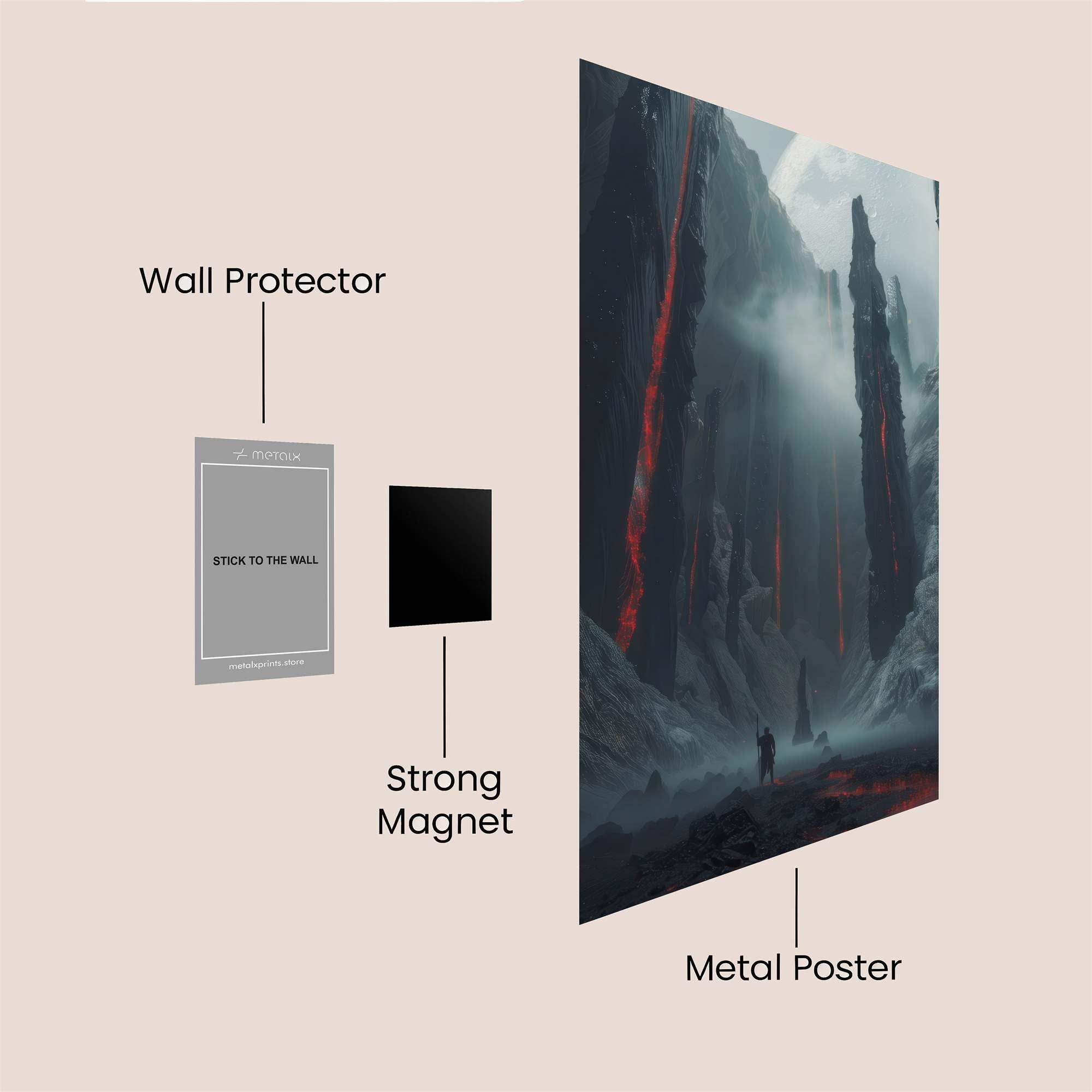 Canyon Inferno Safe Wall Magnetic / M