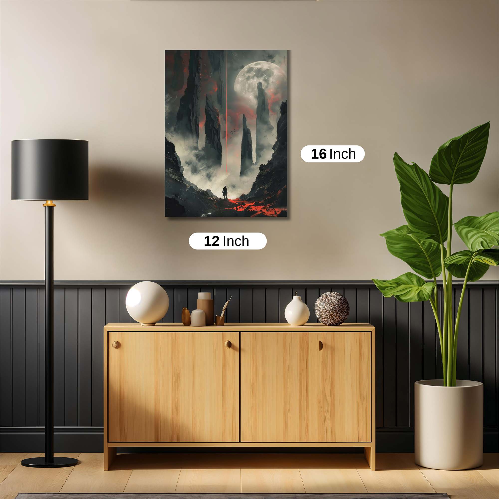 Lunar Desolation Safe Wall Magnetic / M
