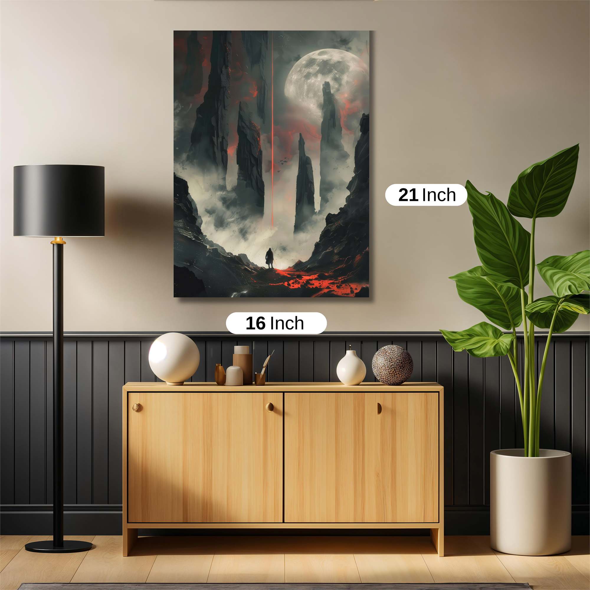 Lunar Desolation Safe Wall Magnetic / M