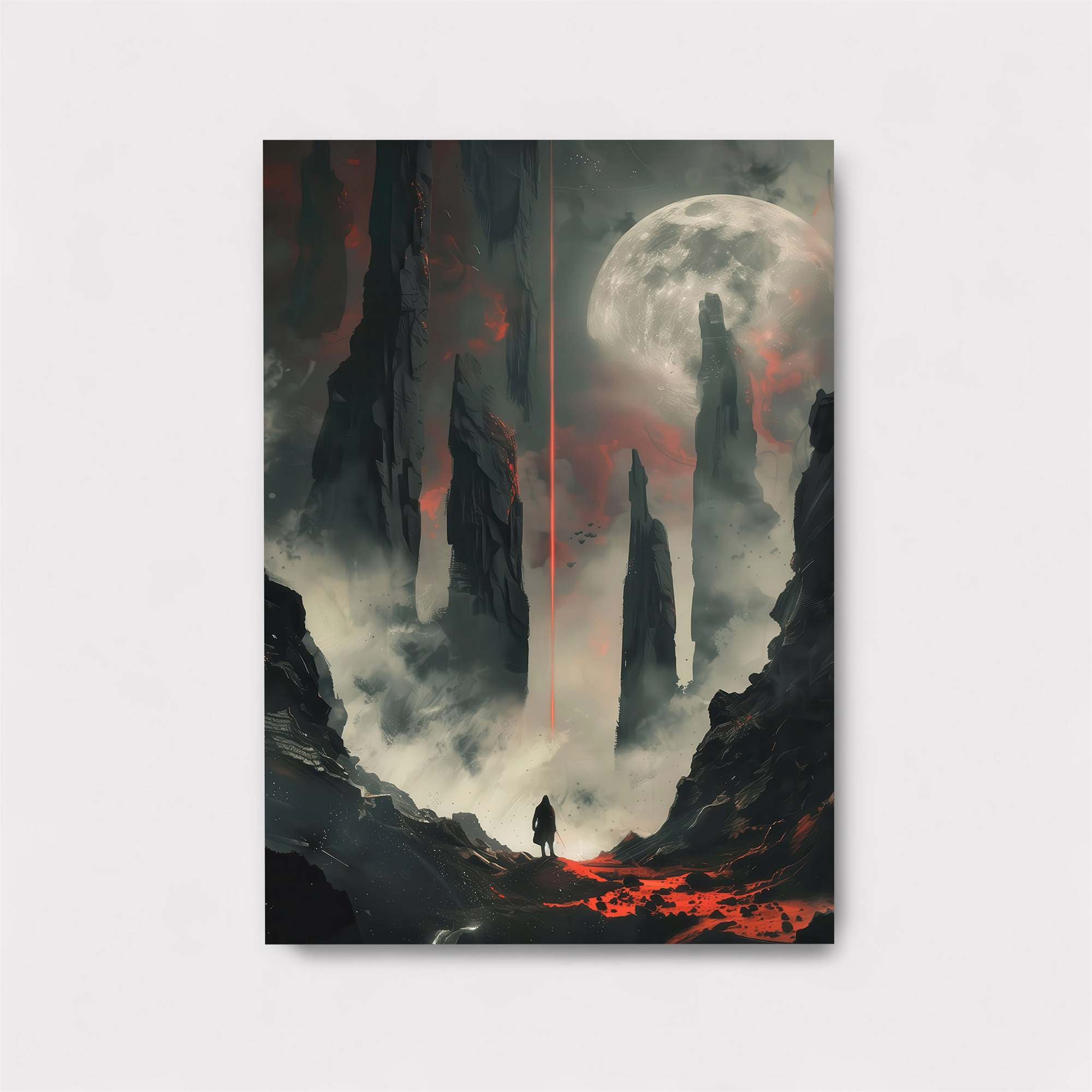 Lunar Desolation Safe Wall Magnetic / M