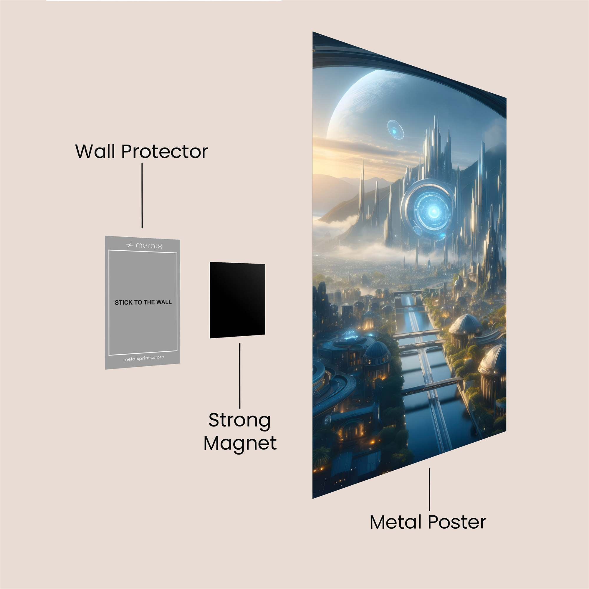 Celestial Harmony Safe Wall Magnetic / M