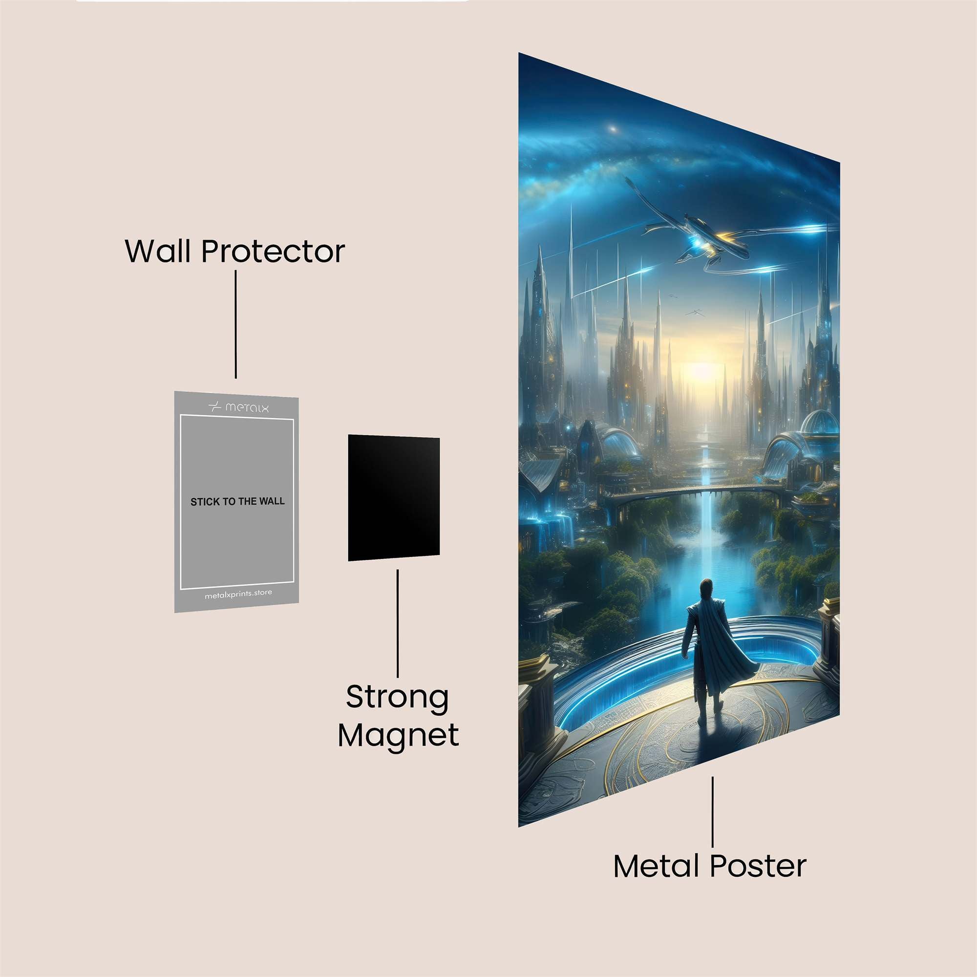 Coruscant Dream Safe Wall Magnetic / M