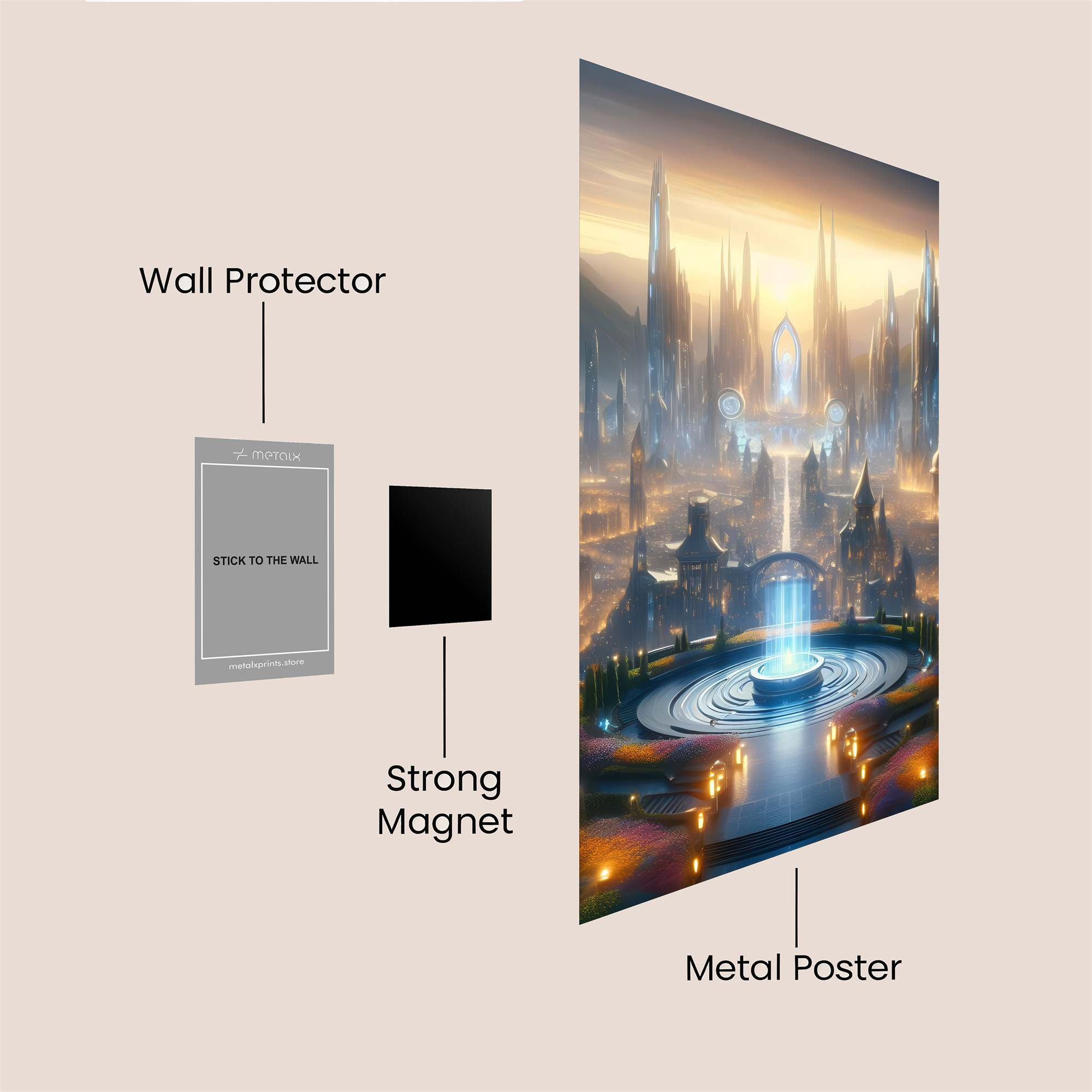Arcane Serenity Safe Wall Magnetic / M