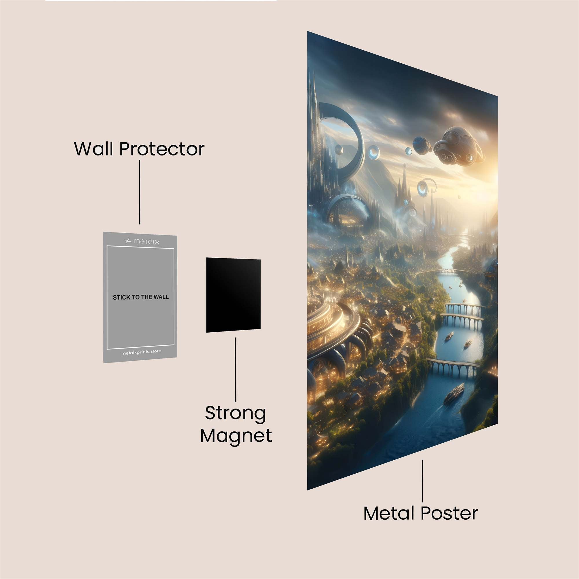 Celestial Harmony Safe Wall Magnetic / M