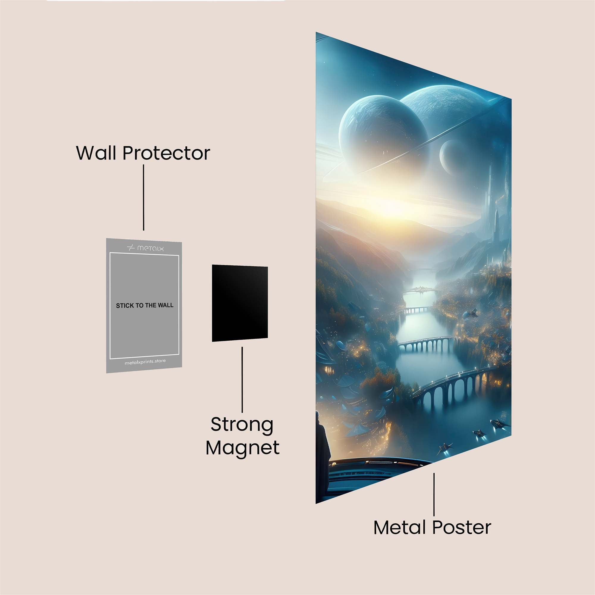 Celestial Serenity Safe Wall Magnetic / M