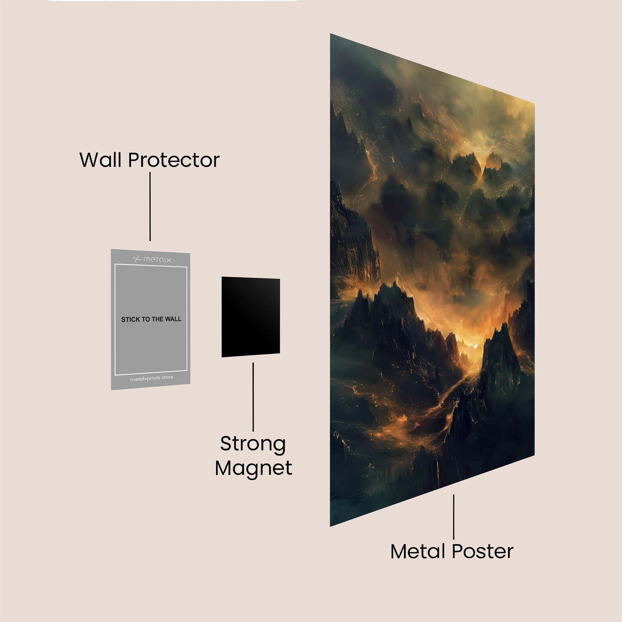 Abyss Unleashed Safe Wall Magnetic / M
