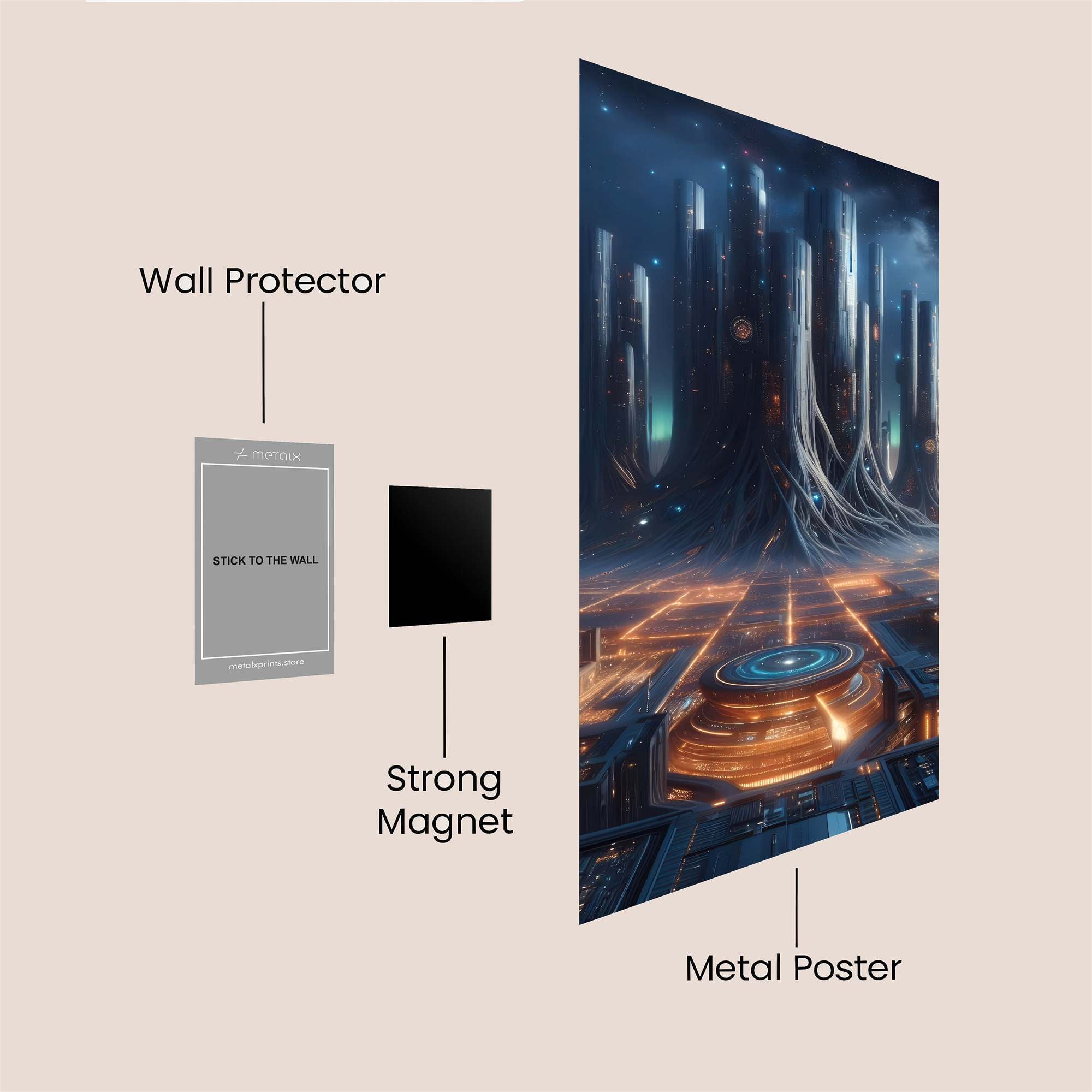 Nexus Serene Safe Wall Magnetic / M