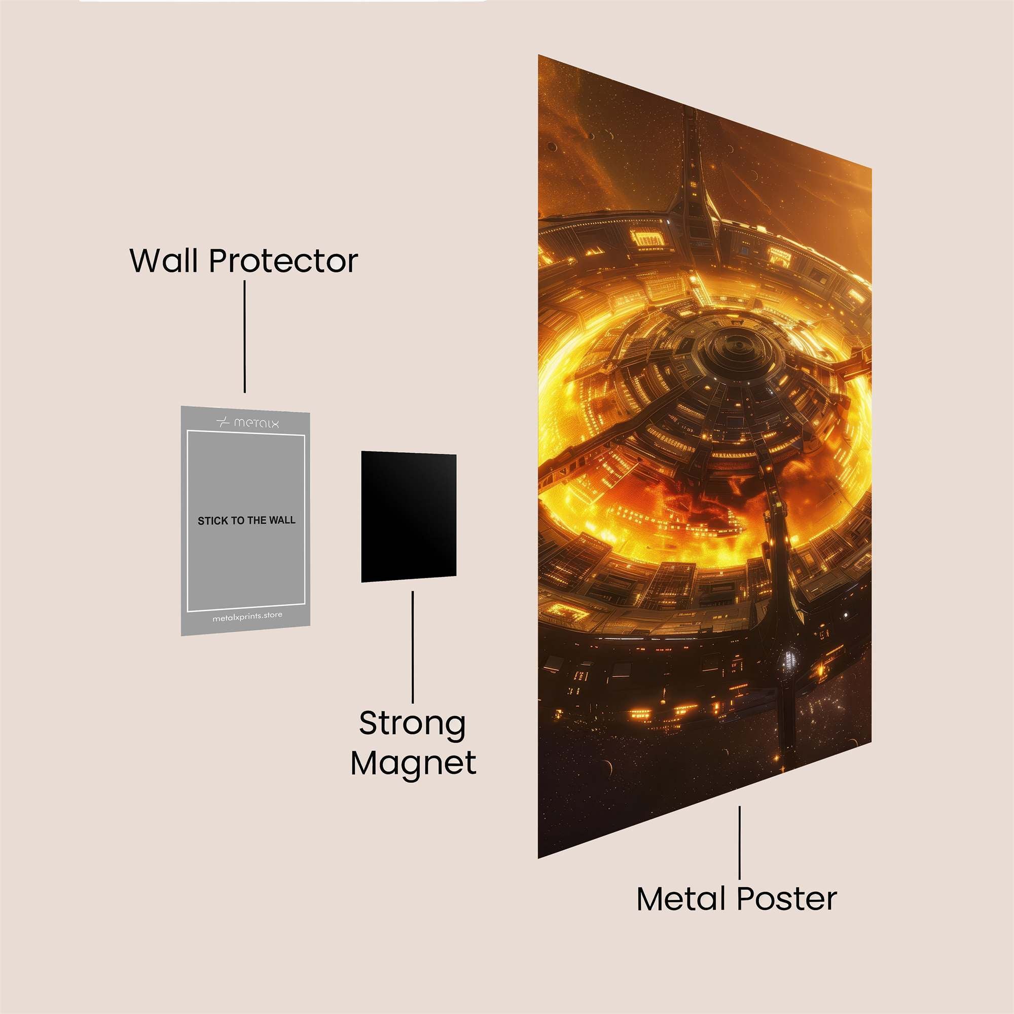 Starforge Radiant Safe Wall Magnetic / M