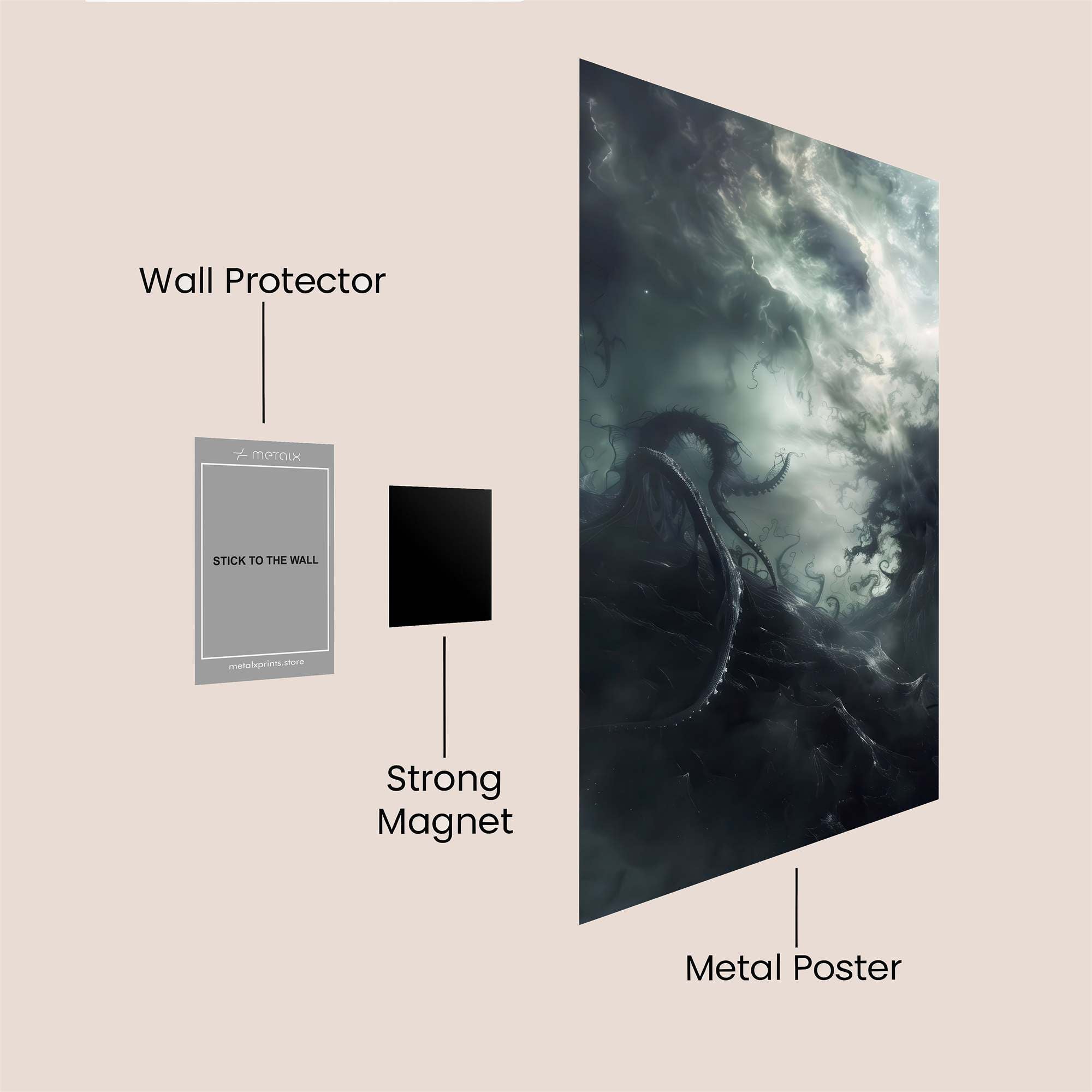 Cthulhu Eerie Safe Wall Magnetic / M