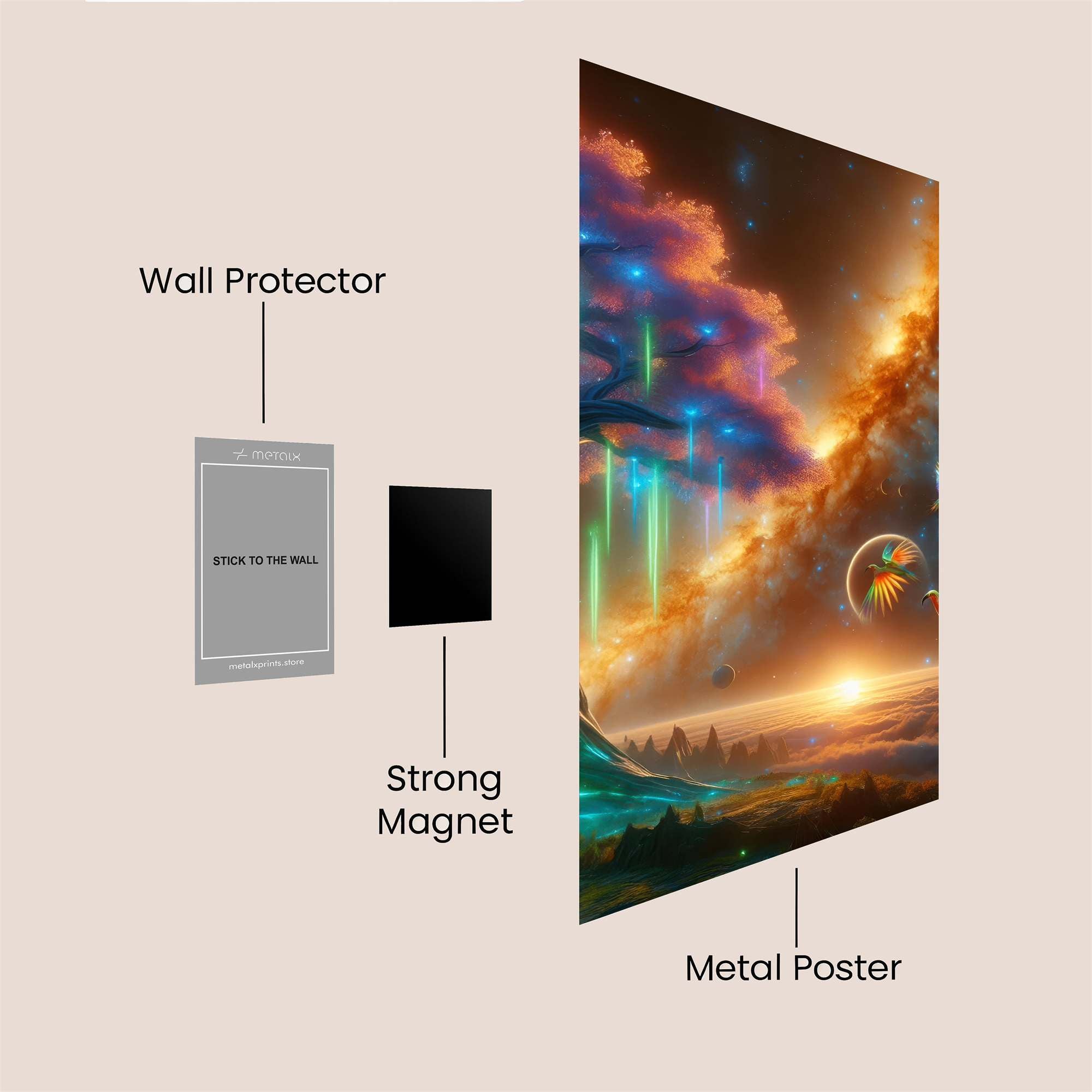 Galactic Serenity Safe Wall Magnetic / M