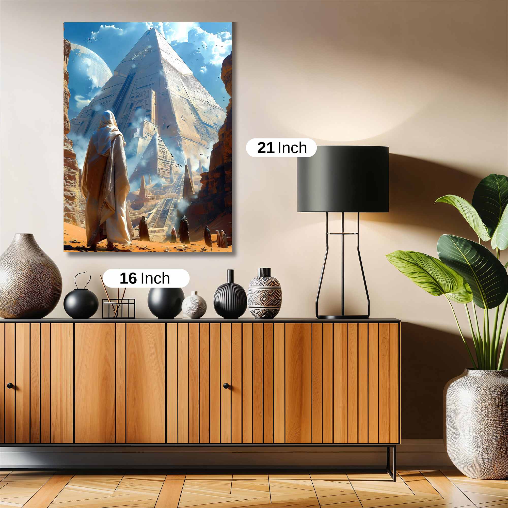 Pyramid Serenity Safe Wall Magnetic / M