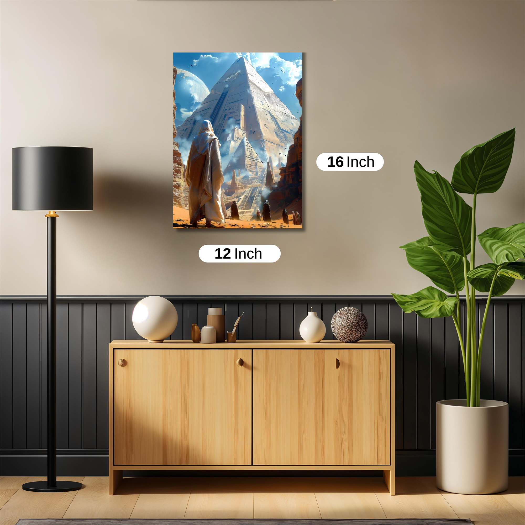 Pyramid Serenity Safe Wall Magnetic / M