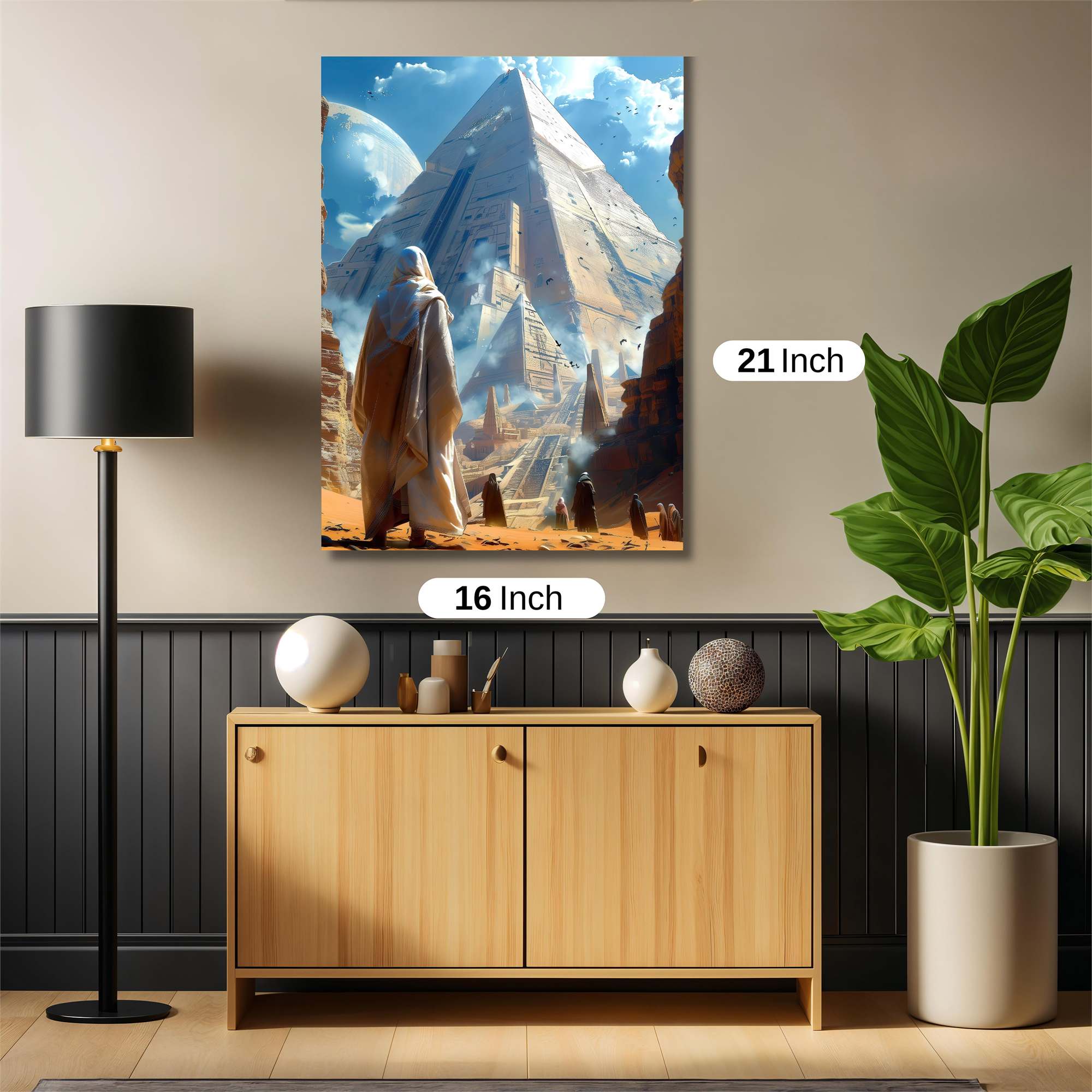 Pyramid Serenity Safe Wall Magnetic / M