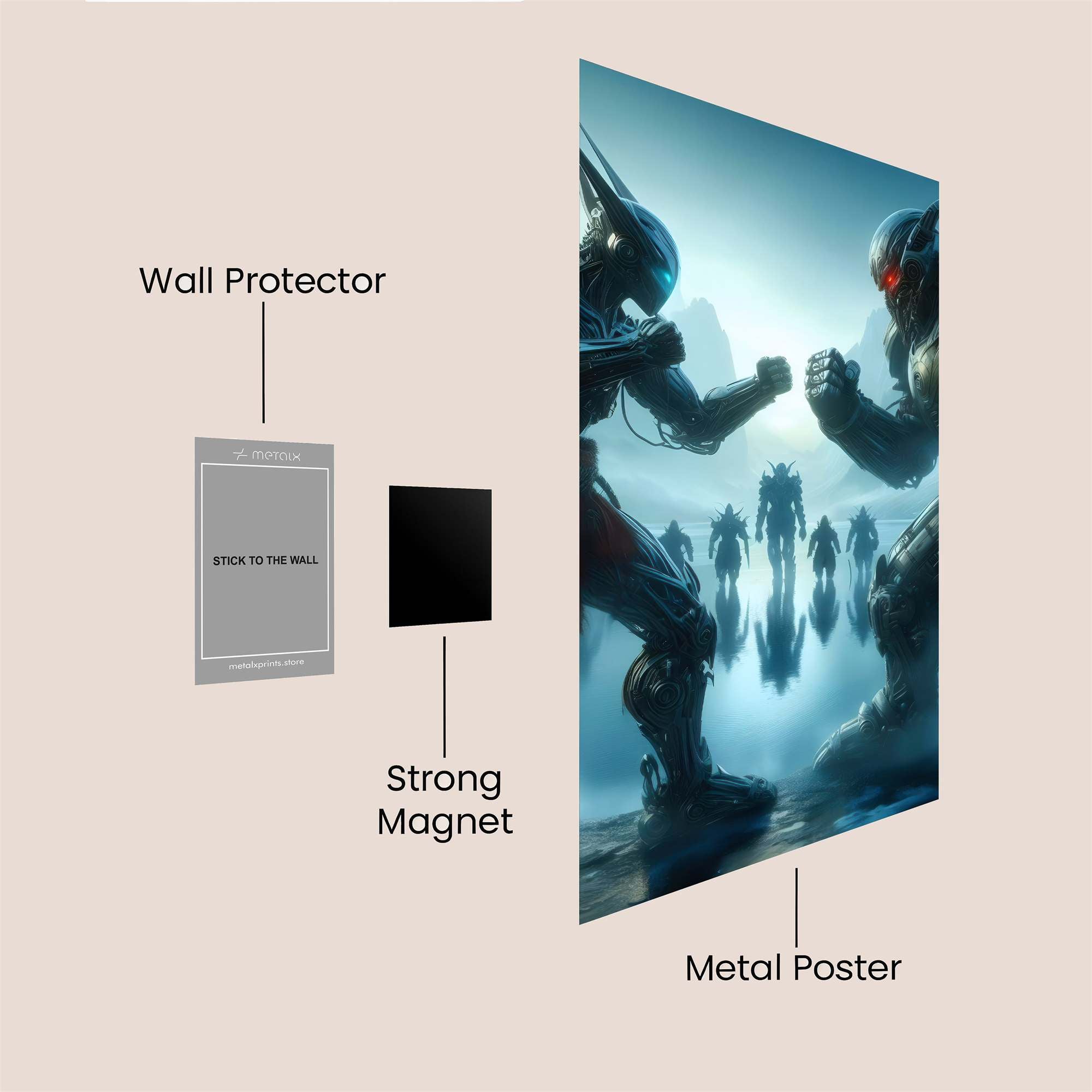 Robo Clash Safe Wall Magnetic / M