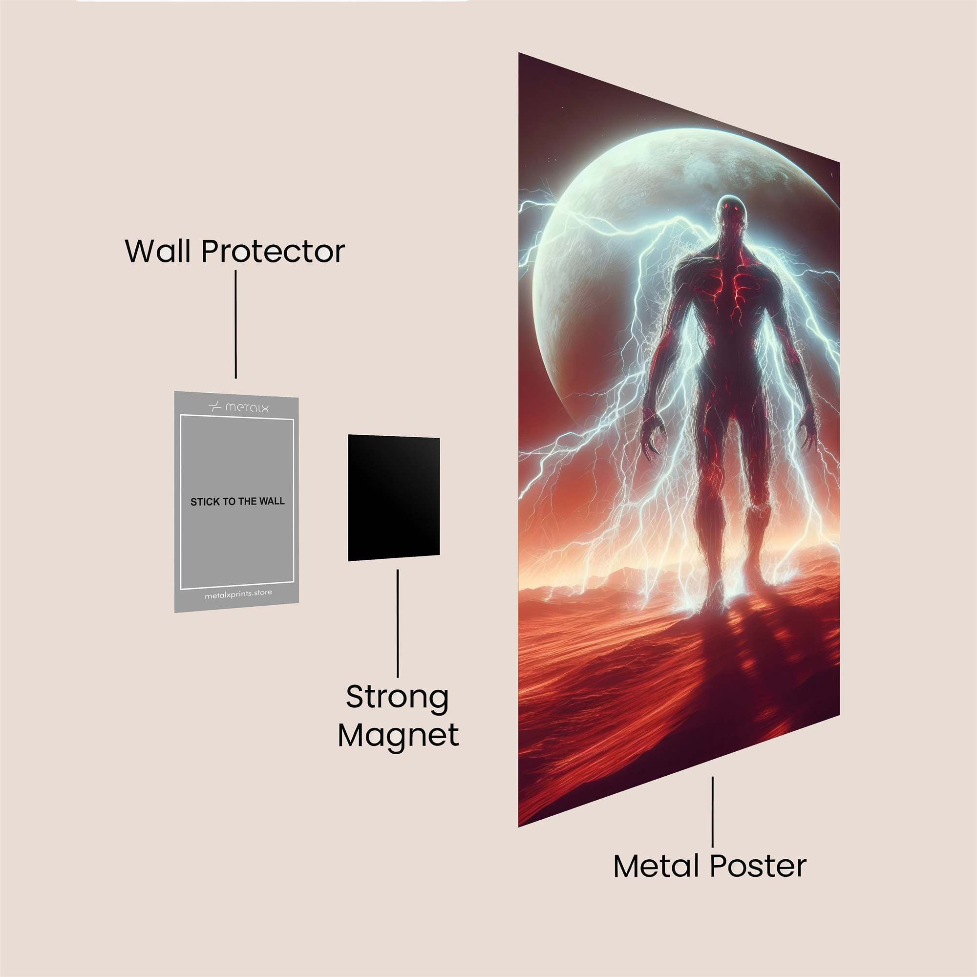 Electro Apocalypse Safe Wall Magnetic / M