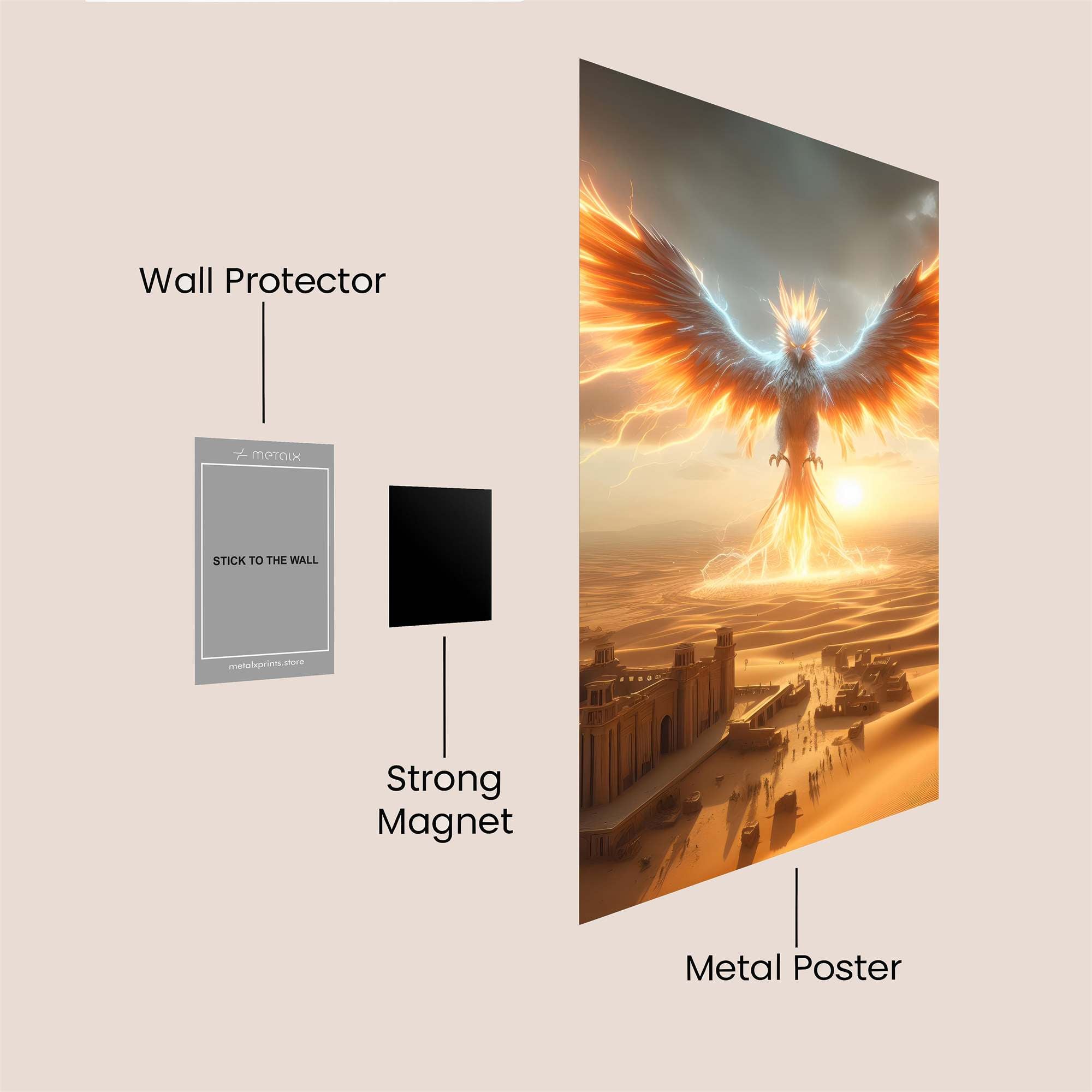 Phoenix Radiance Safe Wall Magnetic / M