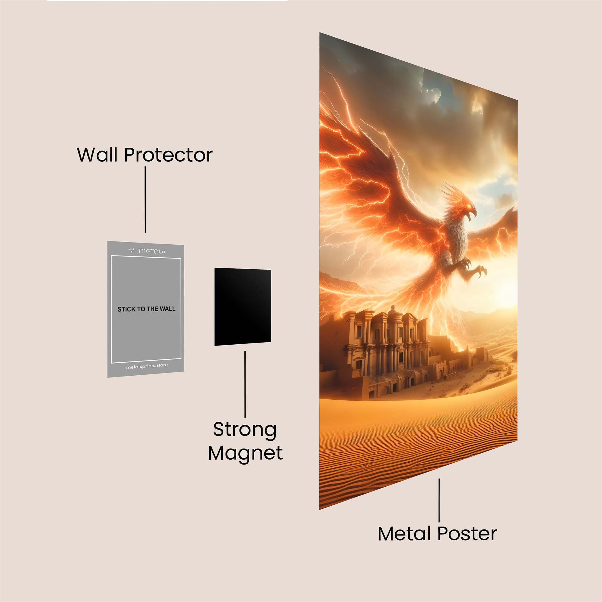 Phoenix Radiant Safe Wall Magnetic / M
