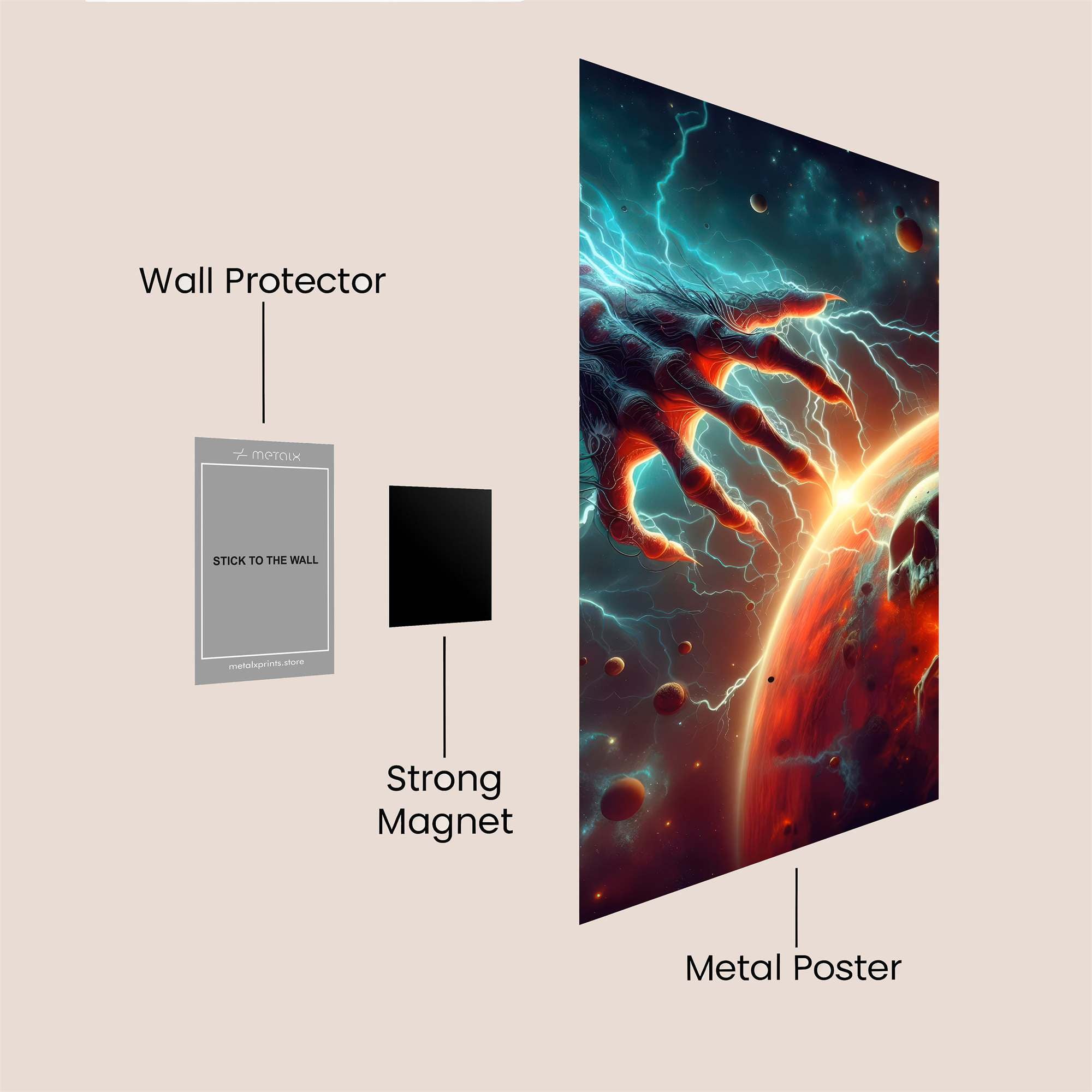 Cosmic Dread Safe Wall Magnetic / M