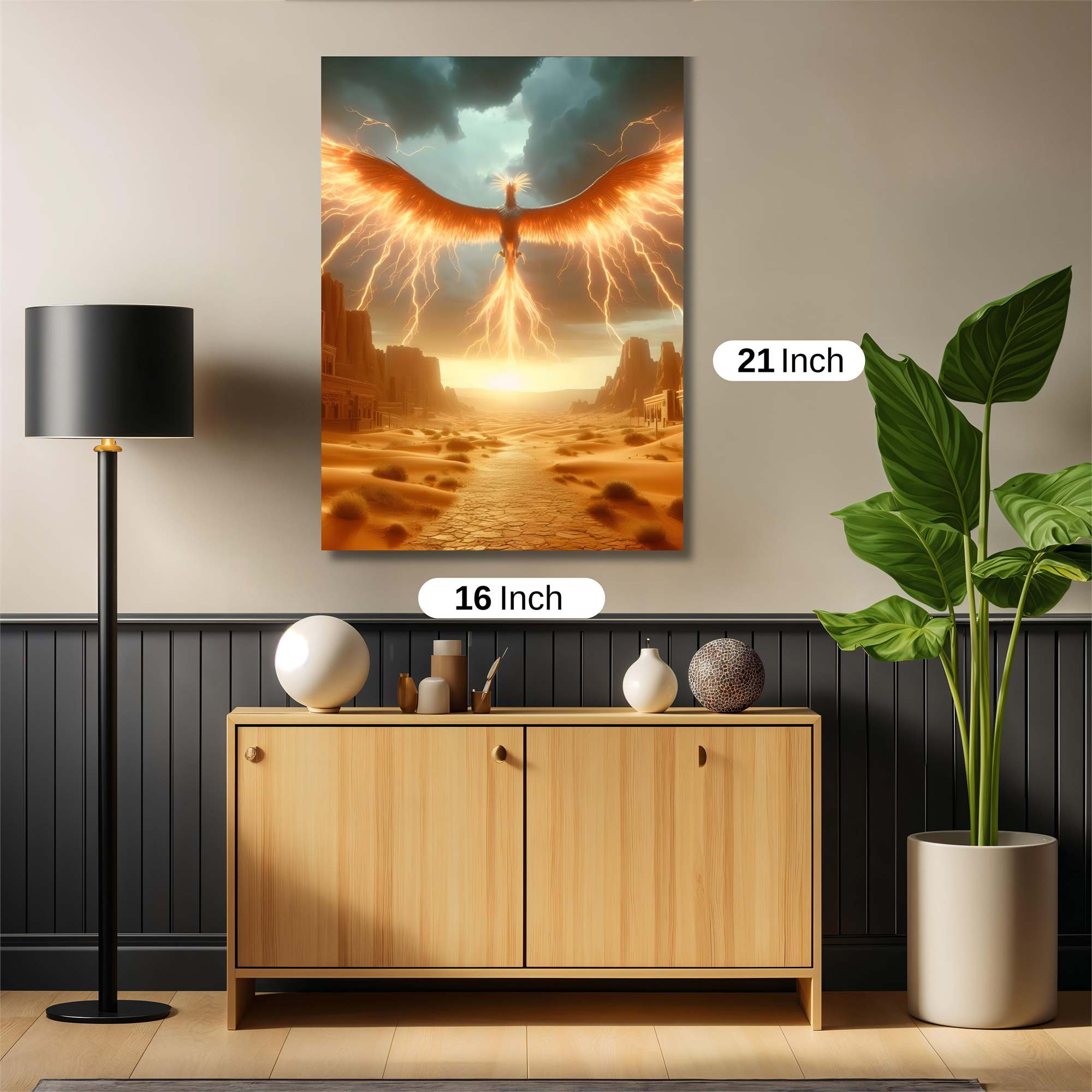 Phoenix Blaze Safe Wall Magnetic / M
