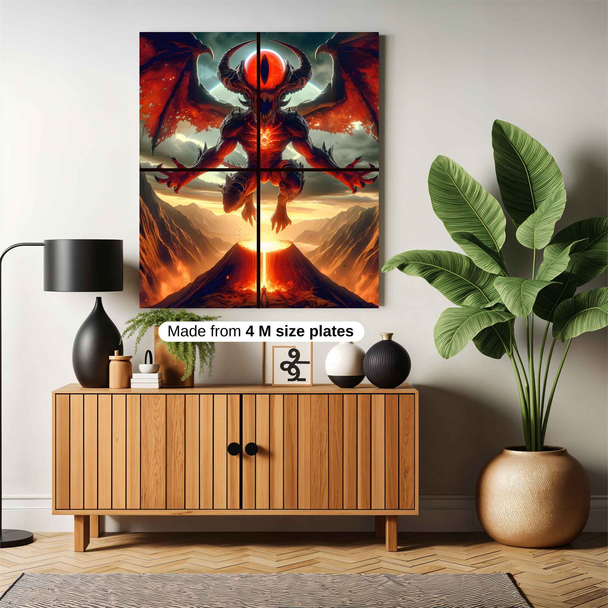 Demon Ascendant Safe Wall Magnetic / M