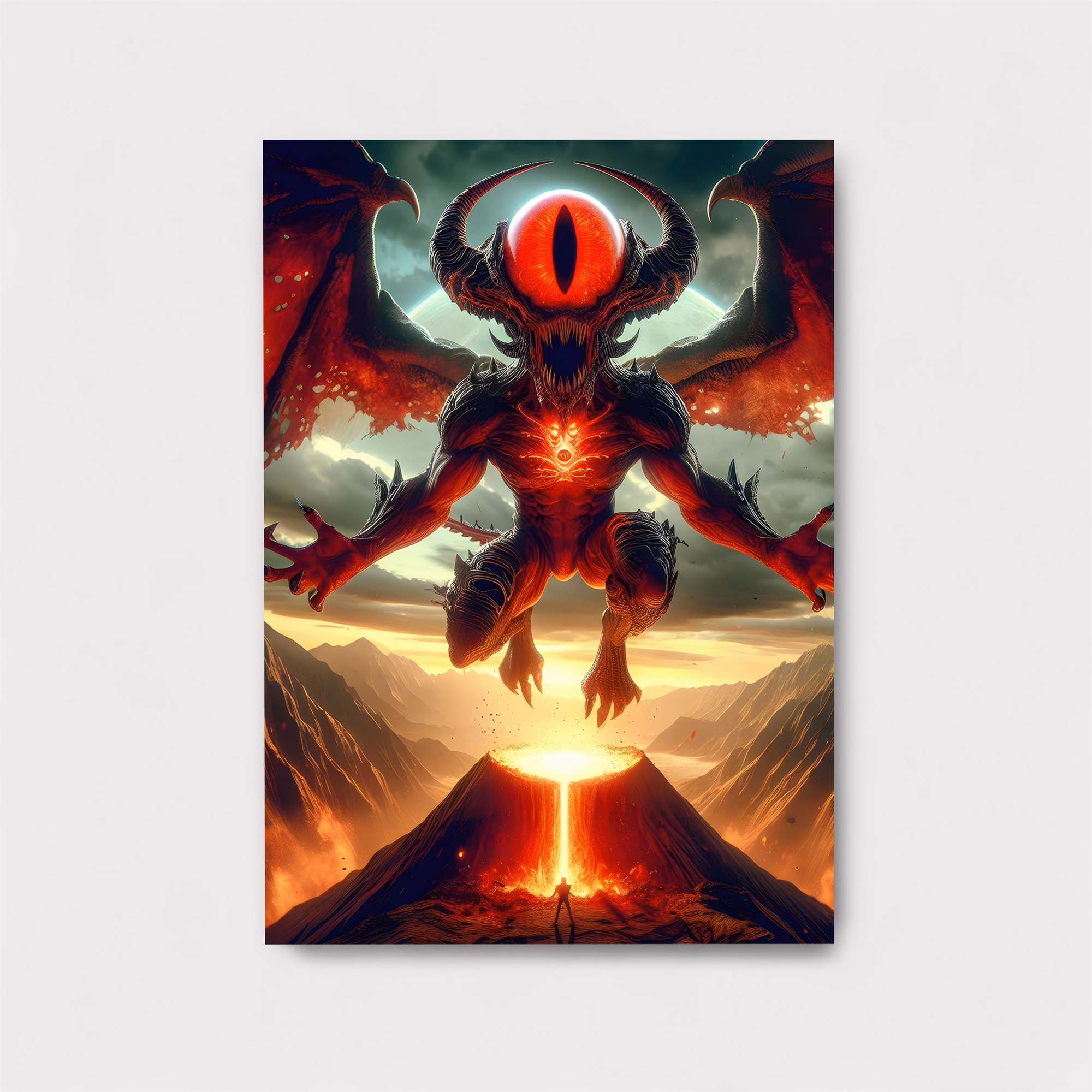 Demon Ascendant Safe Wall Magnetic / M