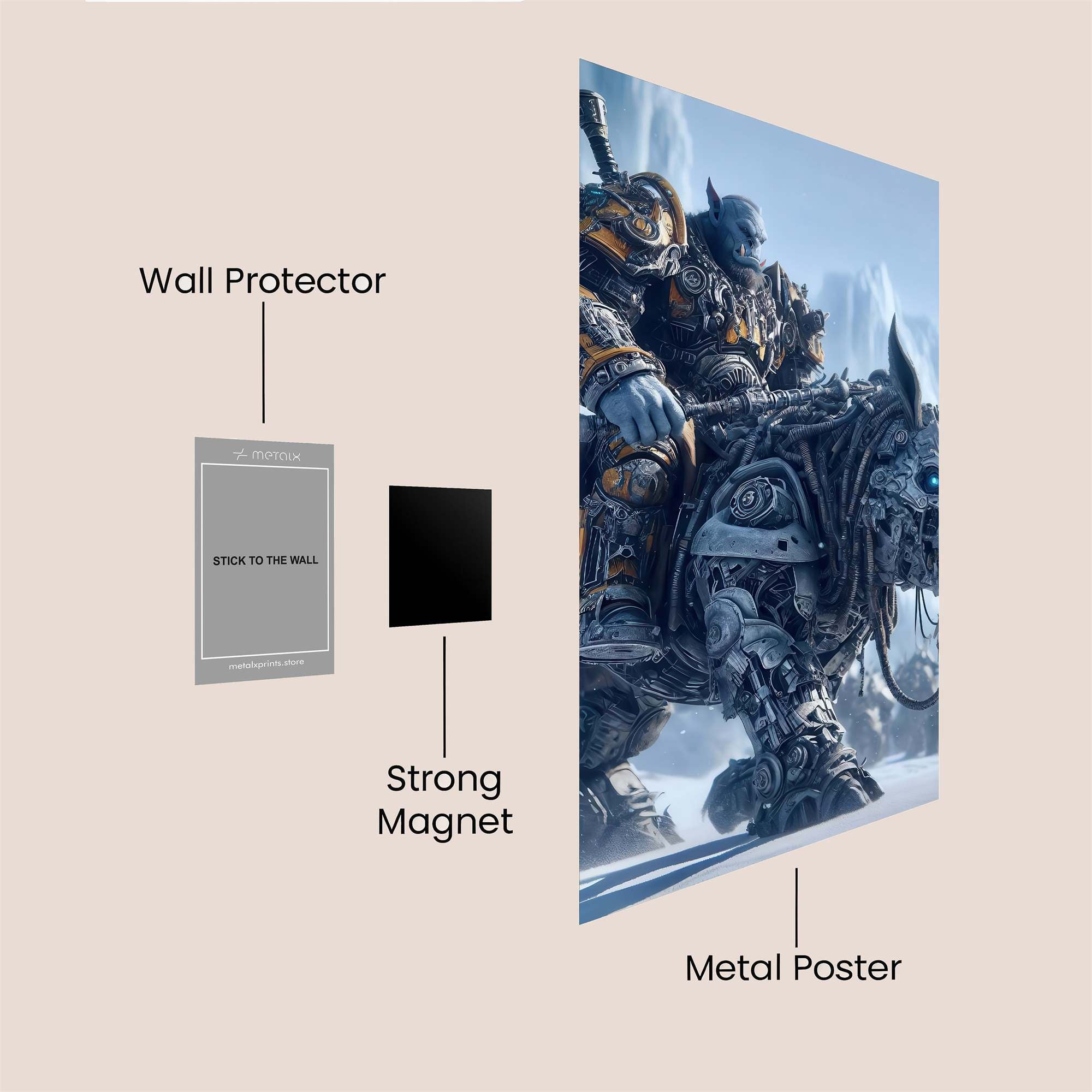Thrall Resolute Safe Wall Magnetic / M