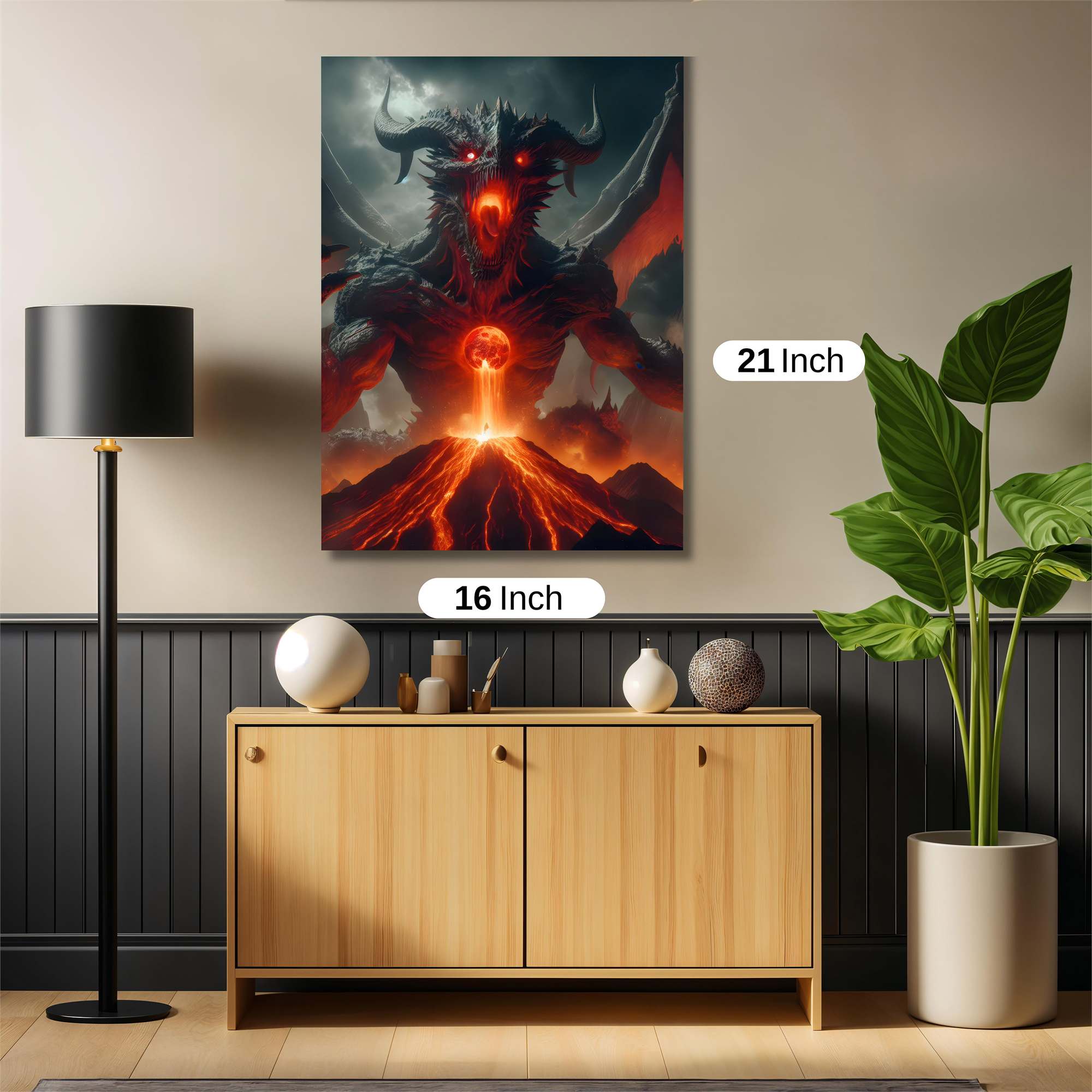 Dragon Inferno Safe Wall Magnetic / M