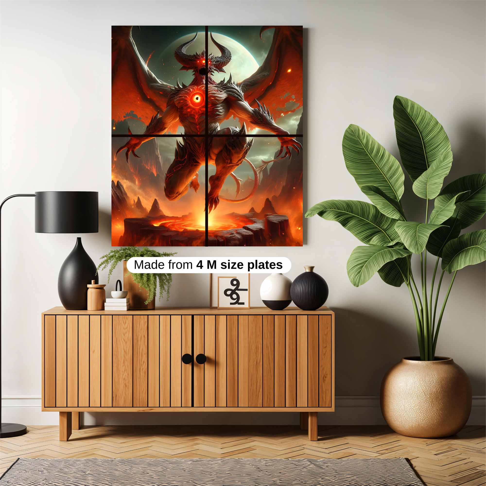 Demon Ascendant Safe Wall Magnetic / M