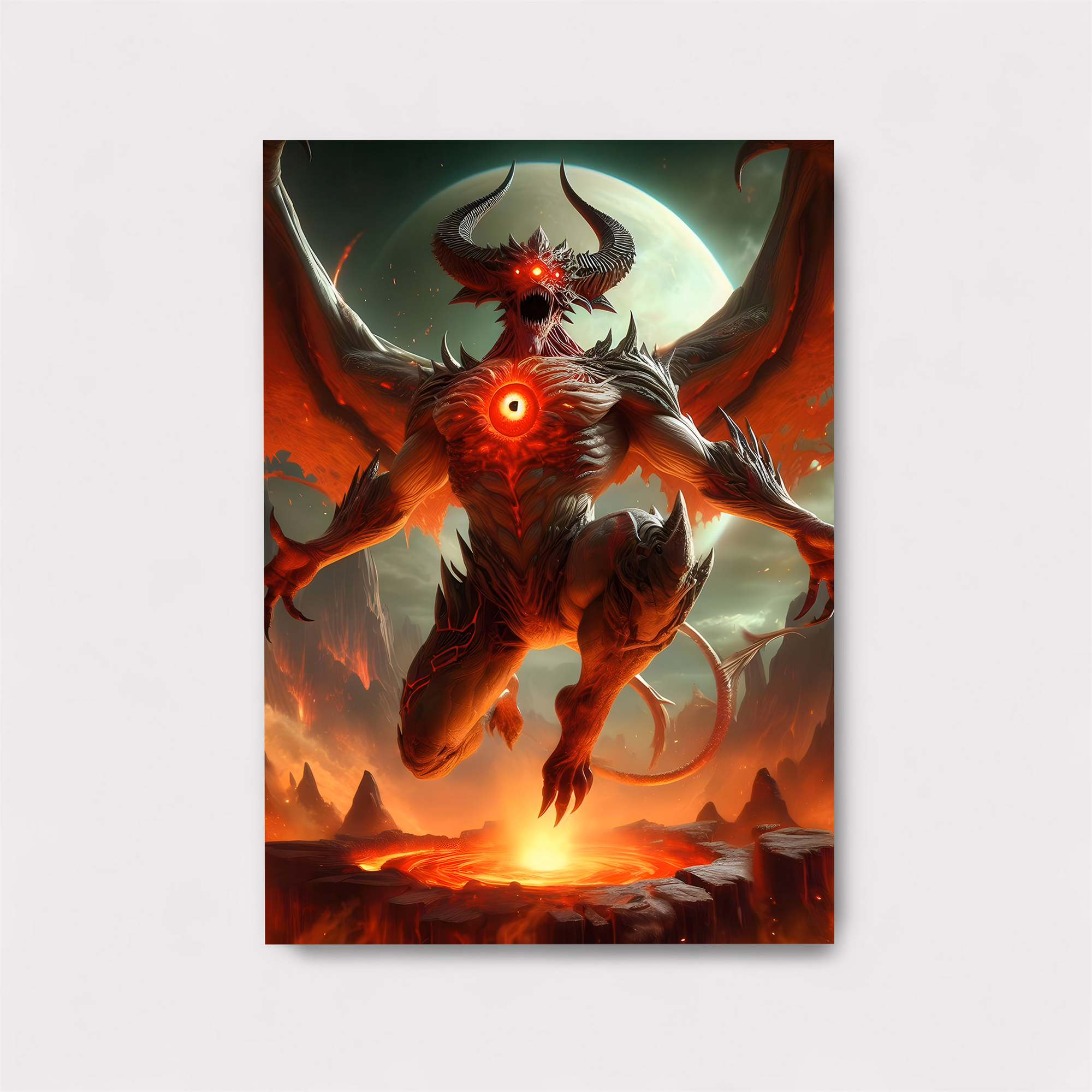 Demon Ascendant Safe Wall Magnetic / M