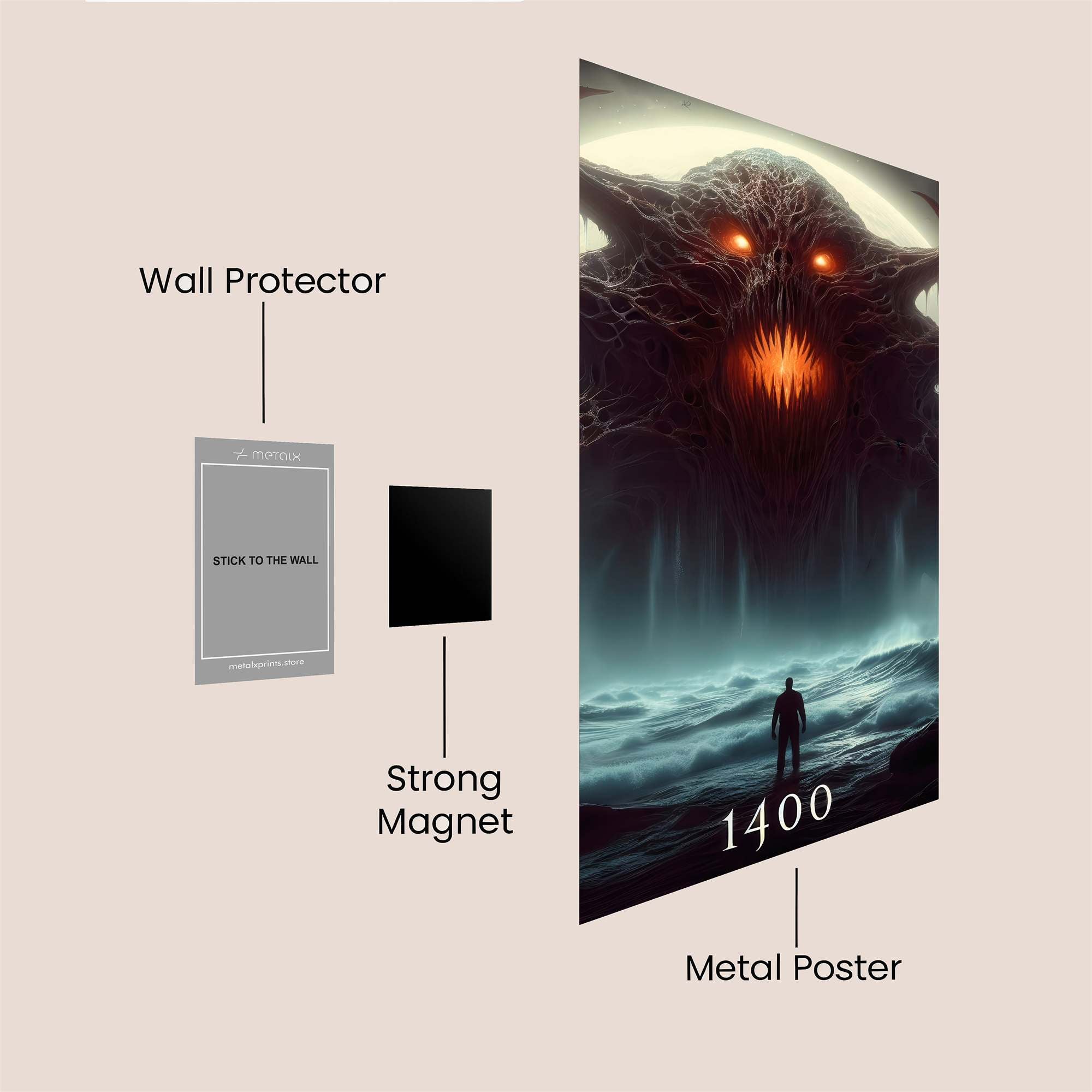 Cthulhu Dread Safe Wall Magnetic / M
