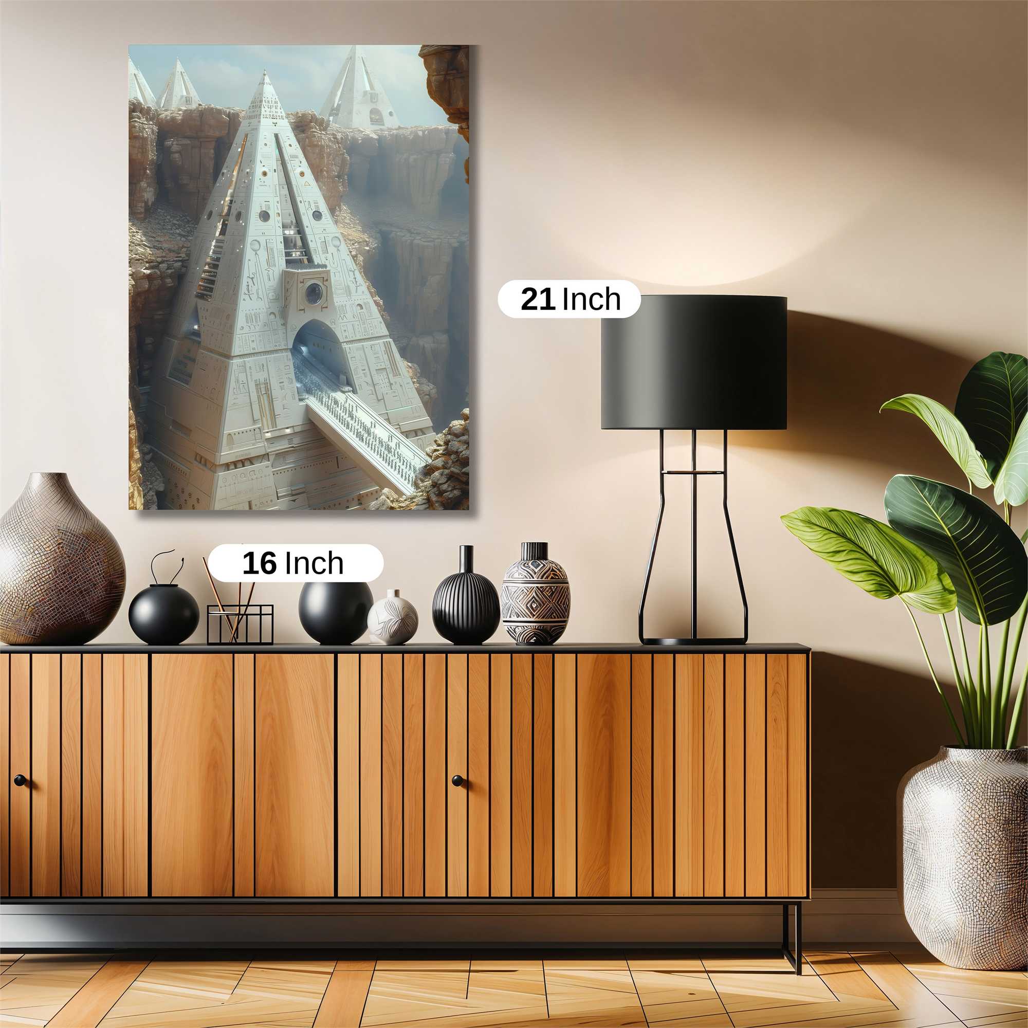 Pyramid Enigma Safe Wall Magnetic / M