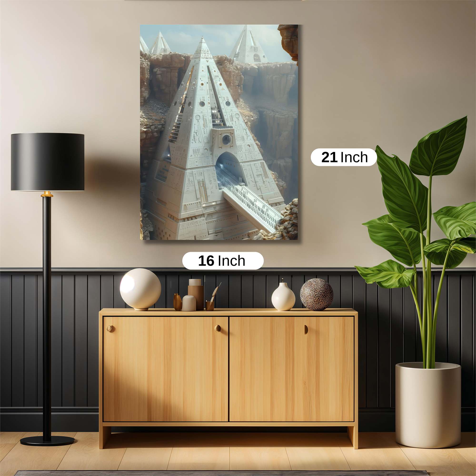 Pyramid Enigma Safe Wall Magnetic / M