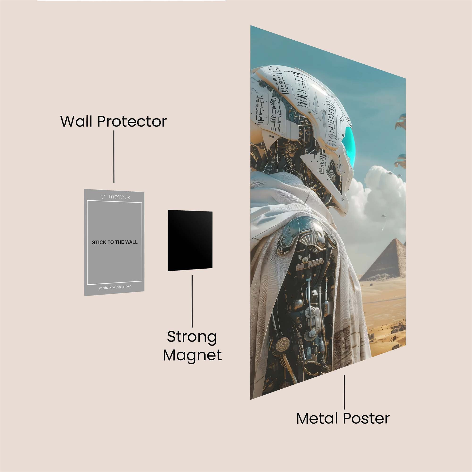Robot Serenity Safe Wall Magnetic / M