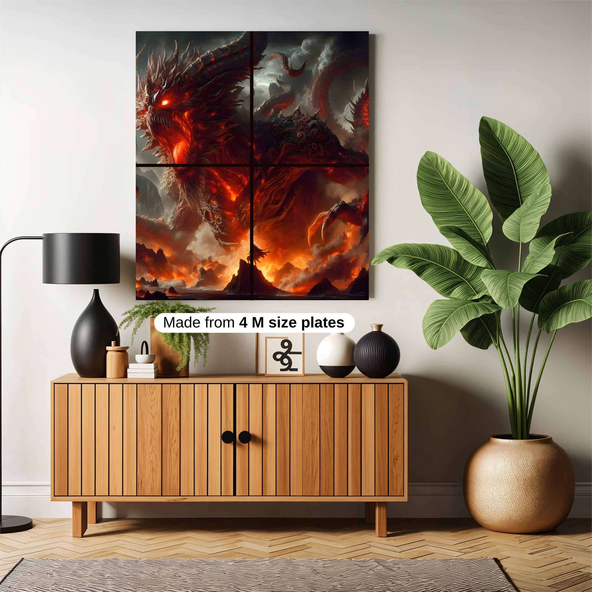 Demon Apocalypse Safe Wall Magnetic / M