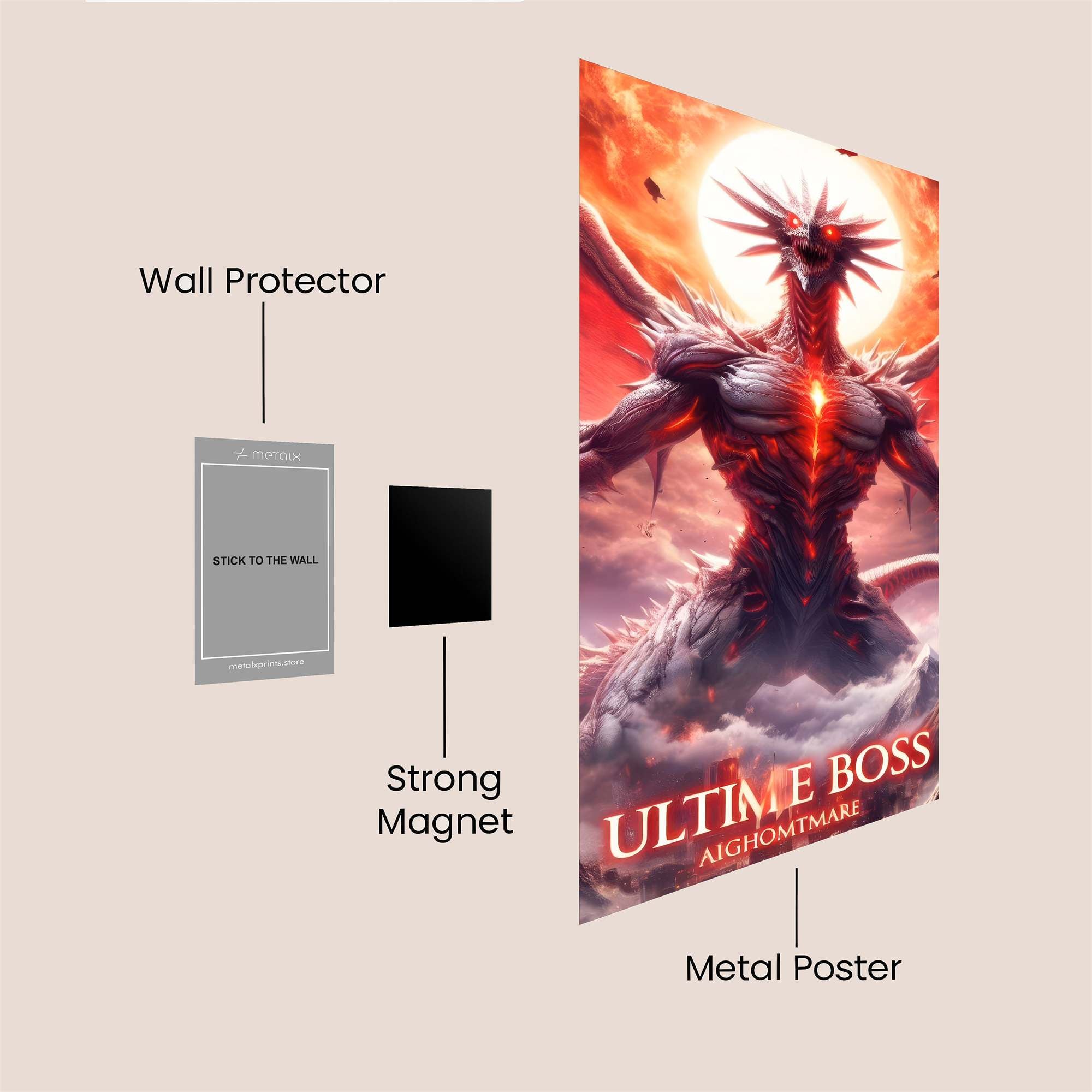 Dragon Fury Safe Wall Magnetic / M