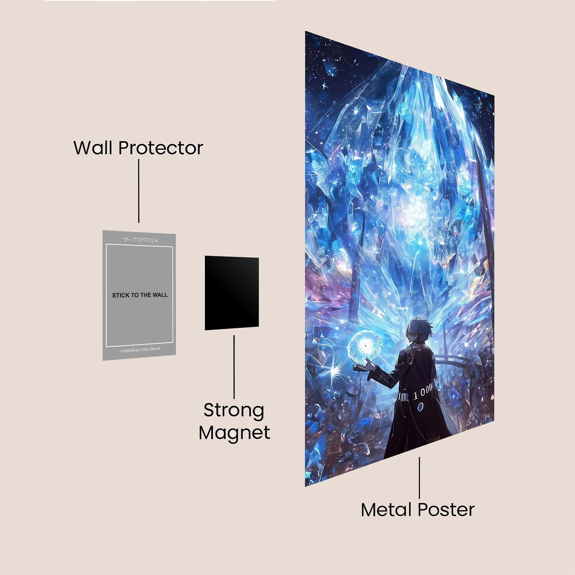Crystal Dream Safe Wall Magnetic / M