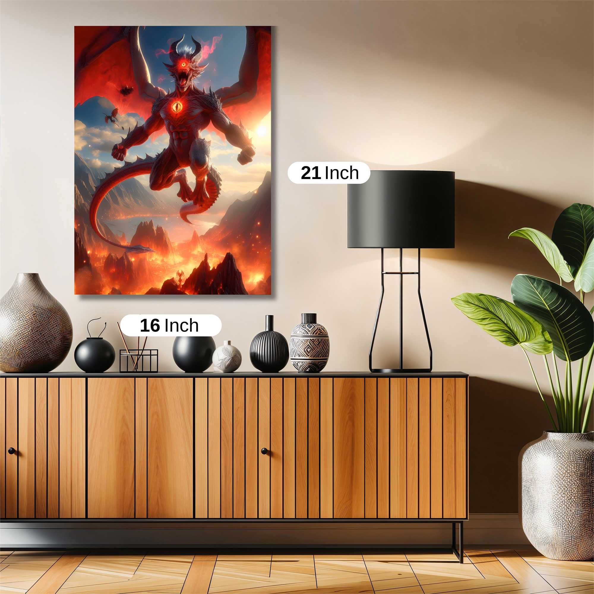 Dragon Apocalypse Safe Wall Magnetic / M