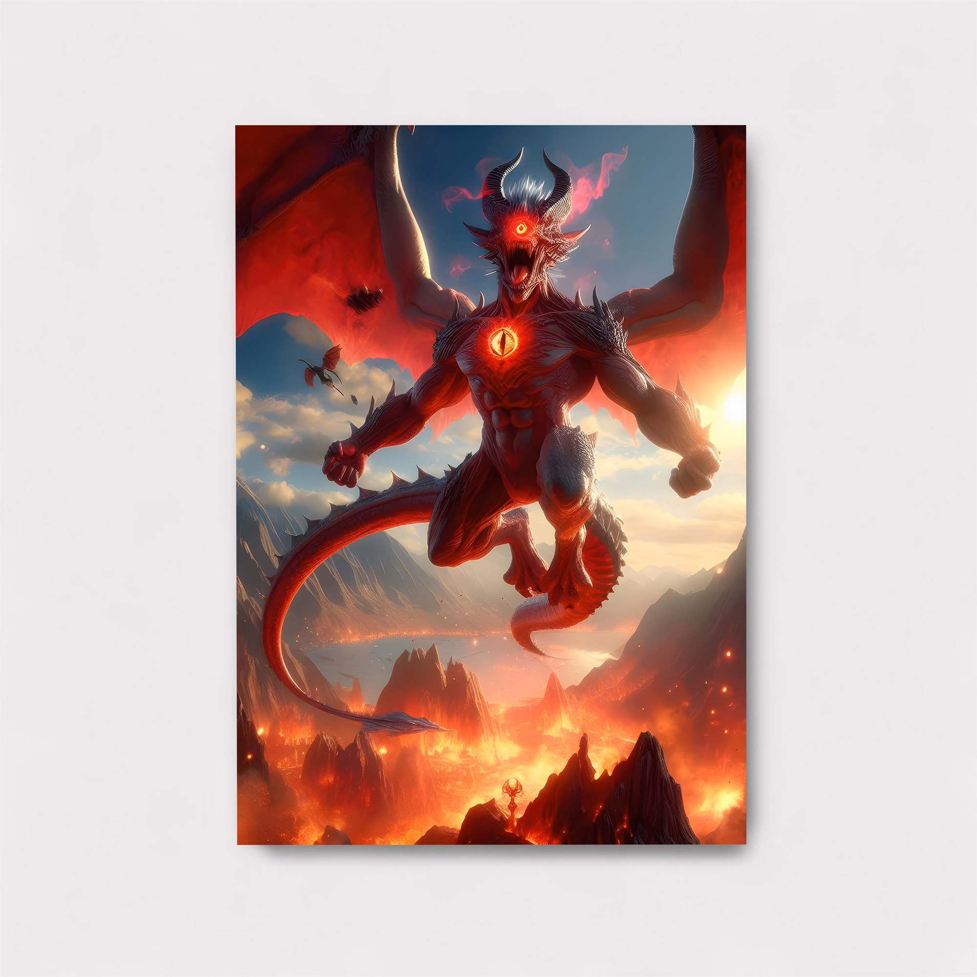 Dragon Apocalypse Safe Wall Magnetic / M