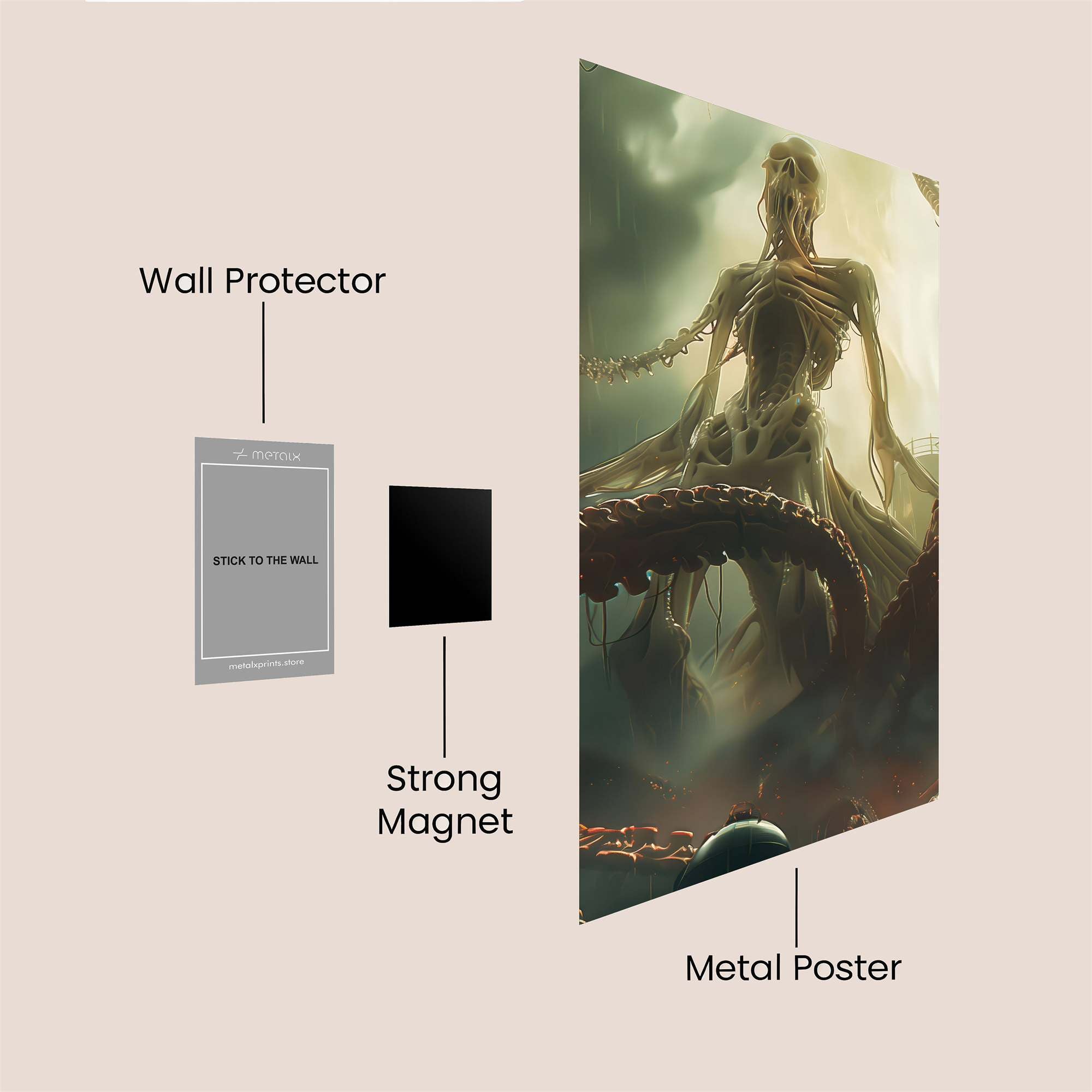 Cthulhu Ascending Safe Wall Magnetic / M