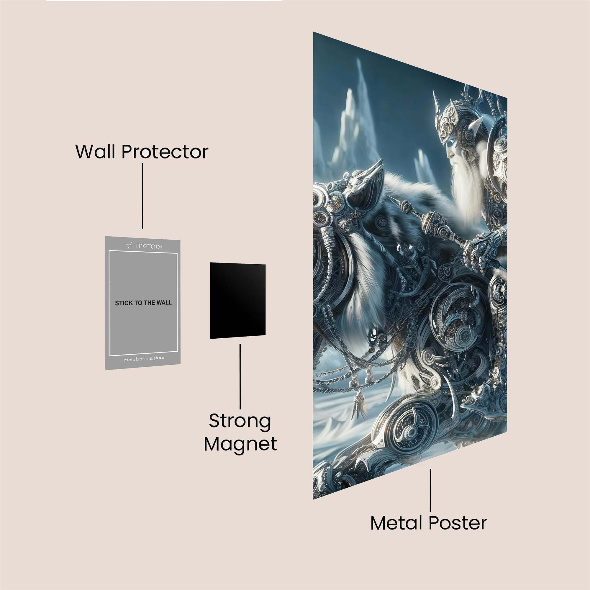 Frost Warrior Safe Wall Magnetic / M