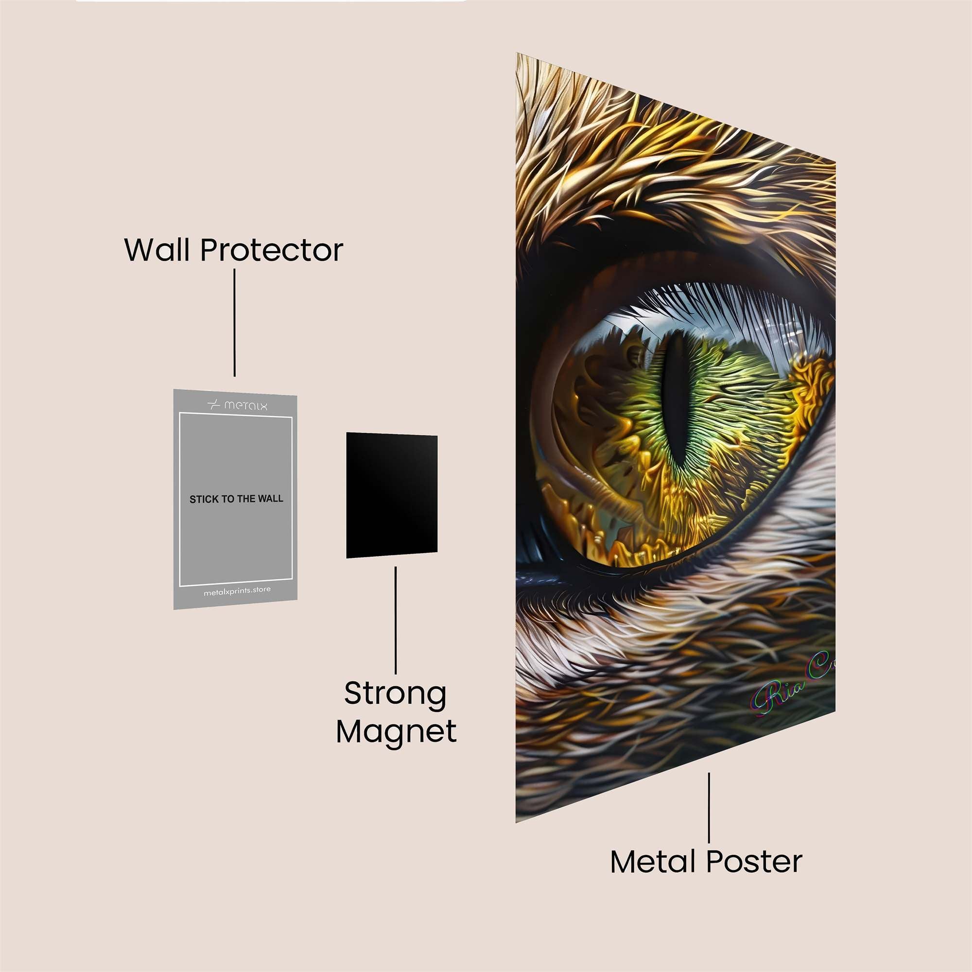 Cat Enigma Safe Wall Magnetic / M