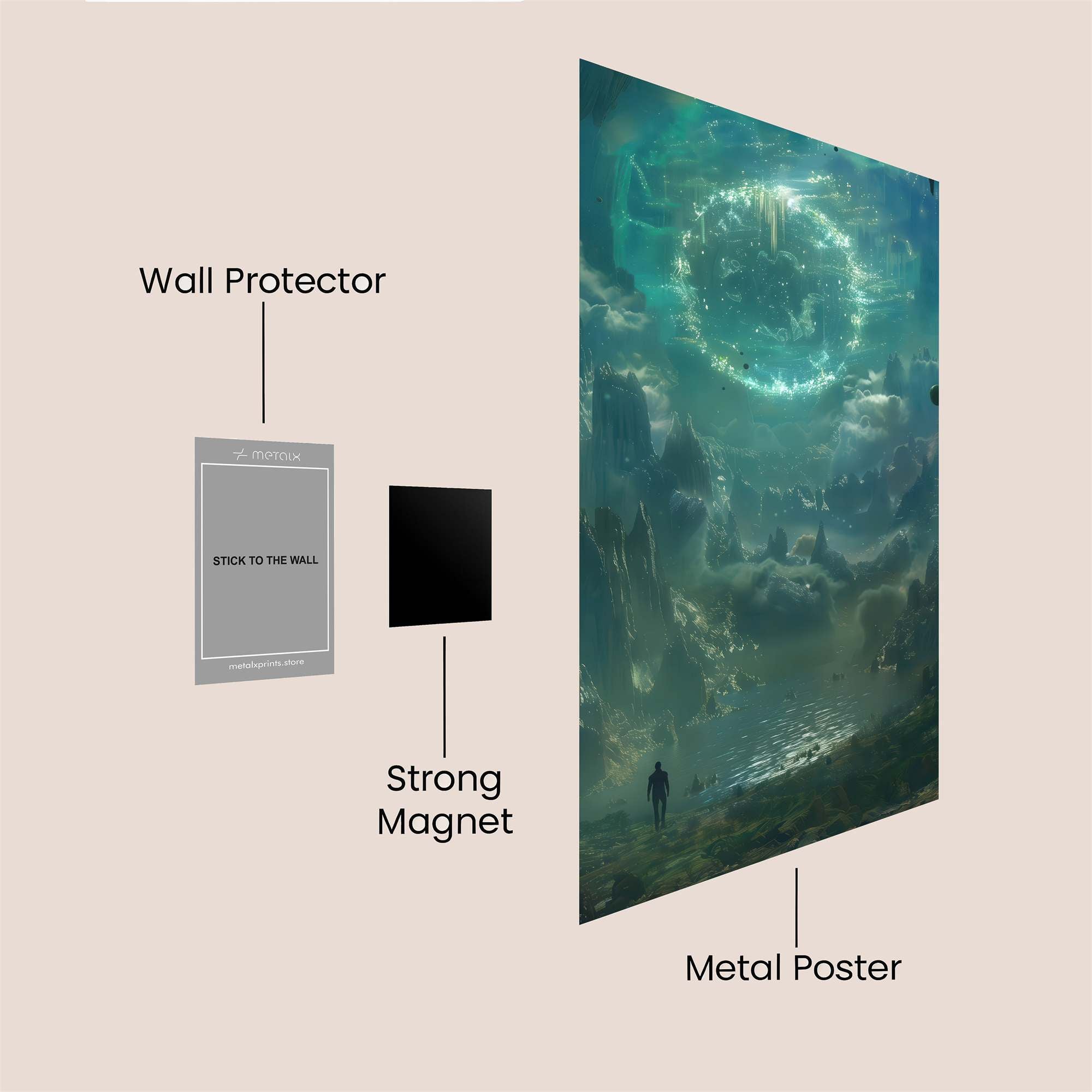 Portal Enigma Safe Wall Magnetic / M