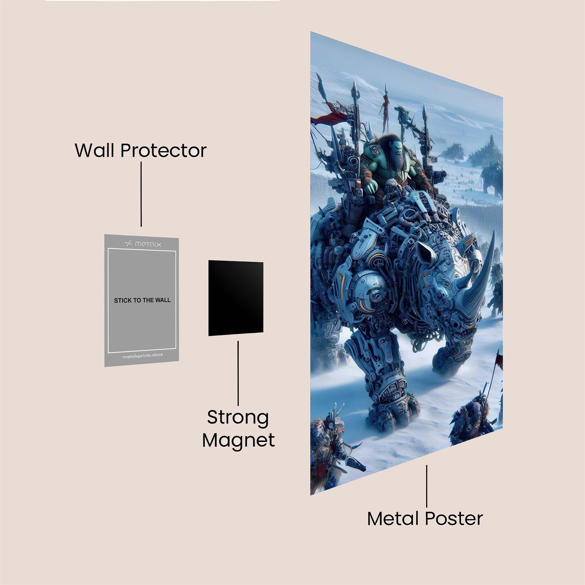 Orcs March Safe Wall Magnetic / M